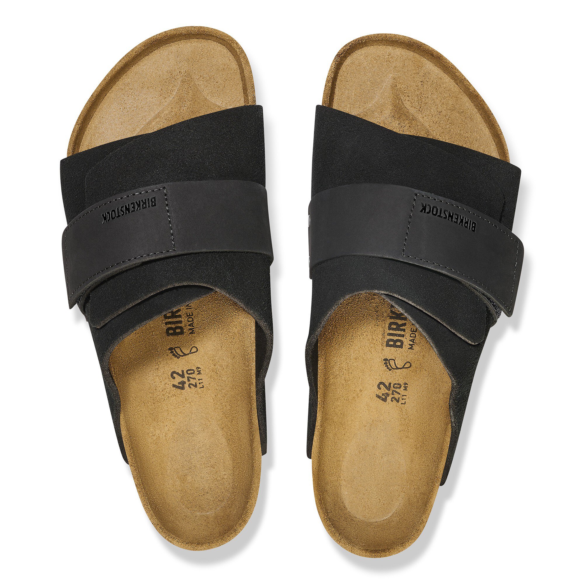 Kyoto / キョウト ヌバック/スエードレザー ブラック | BIRKENSTOCK