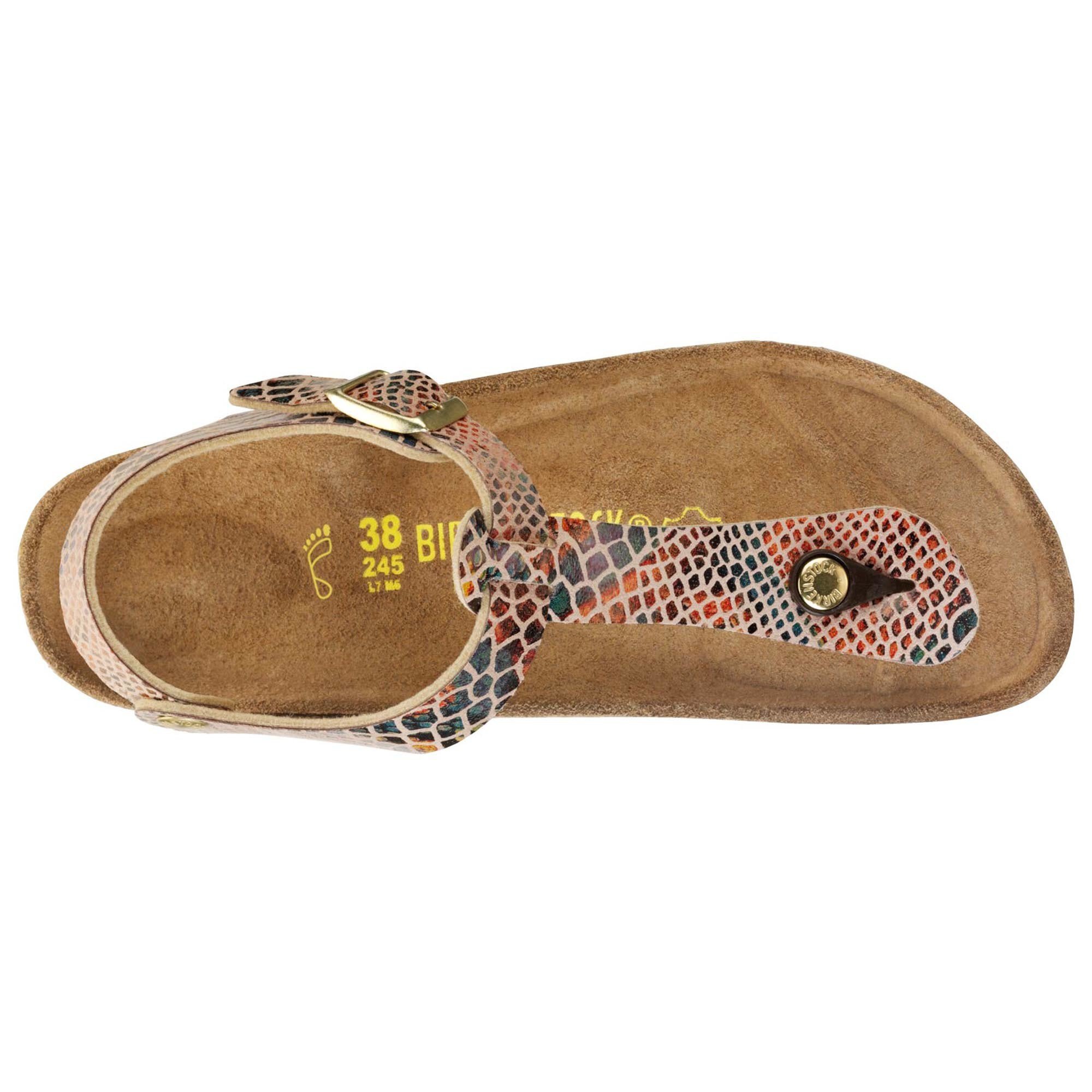 Birkenstock shiny snake sand Clearance