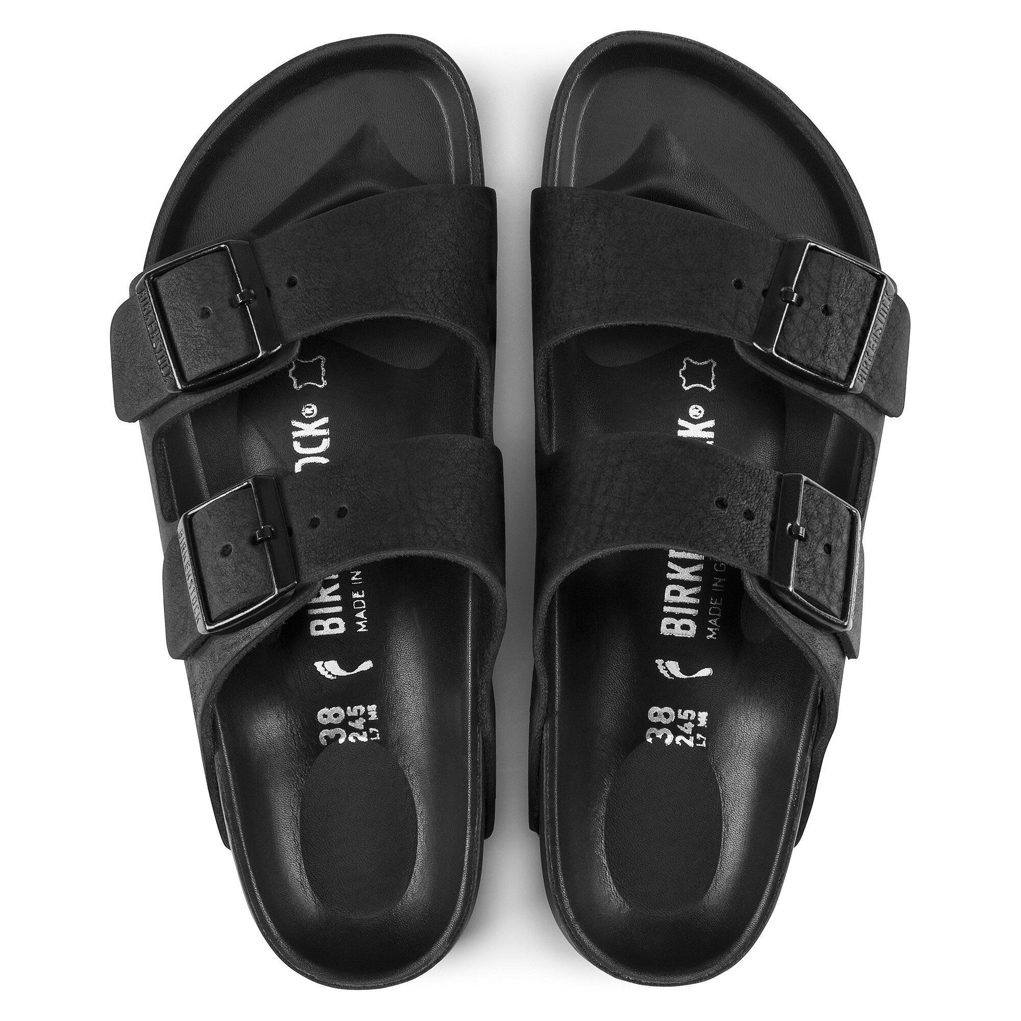 Arizona Leather Black BIRKENSTOCK