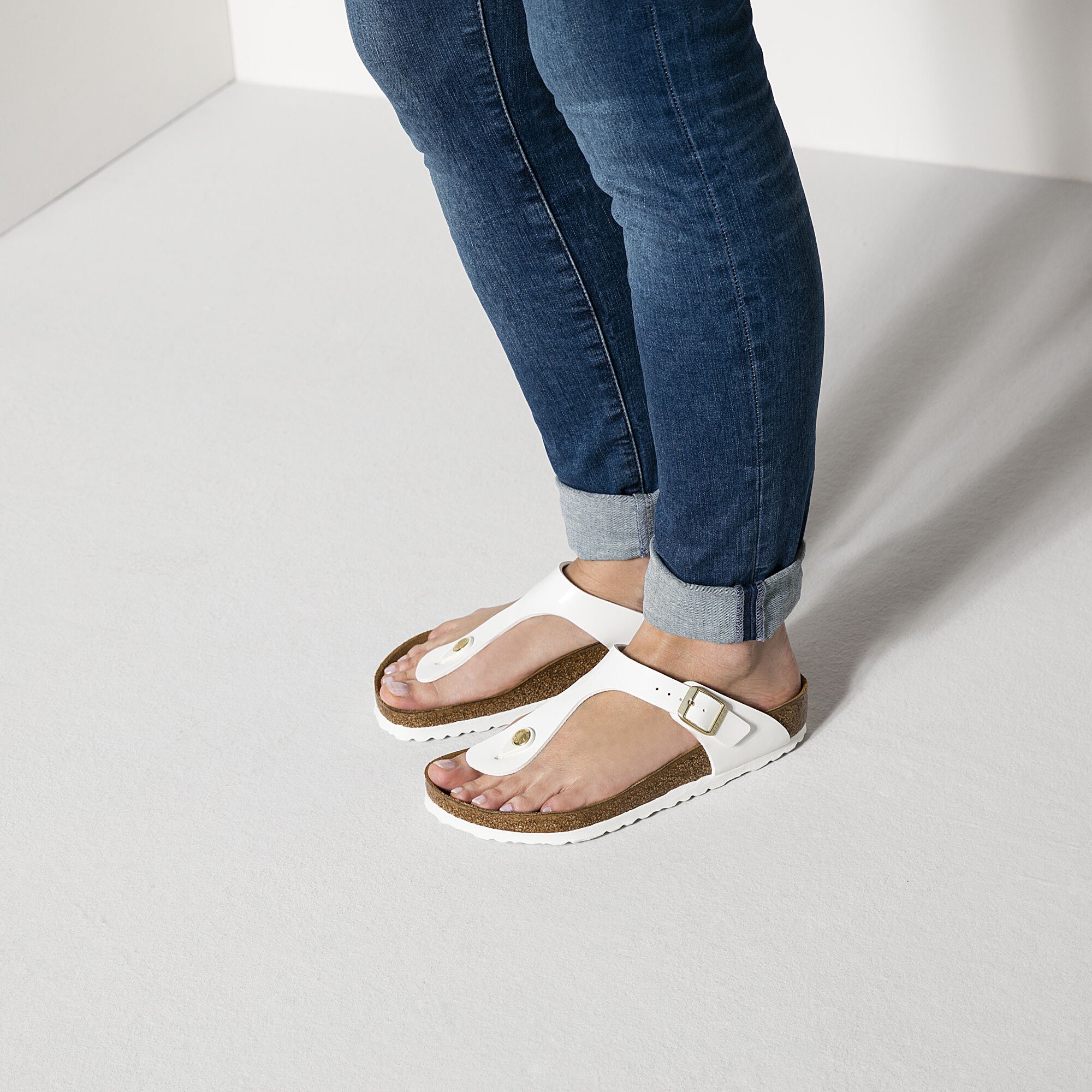 Gizeh Birko Flor Patent Patent White BIRKENSTOCK