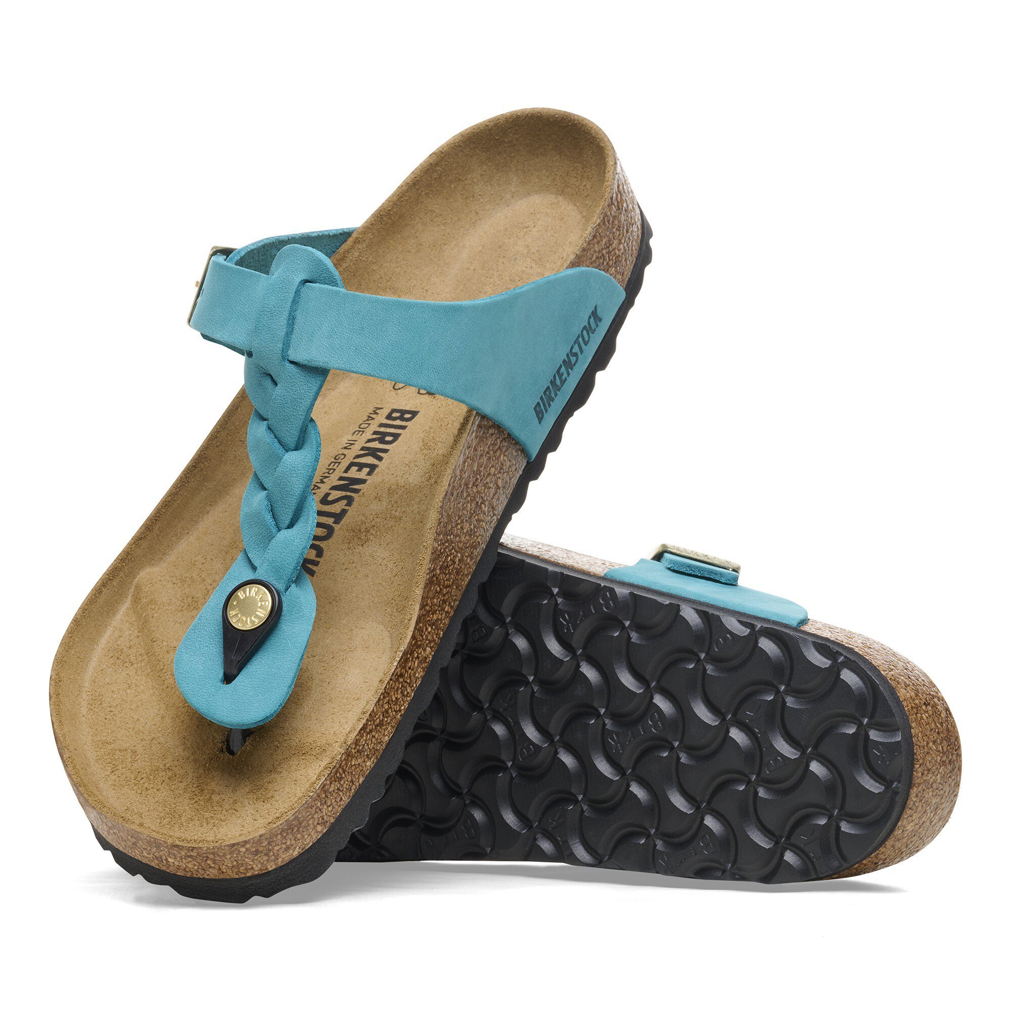 Teal birkenstock gizeh sale