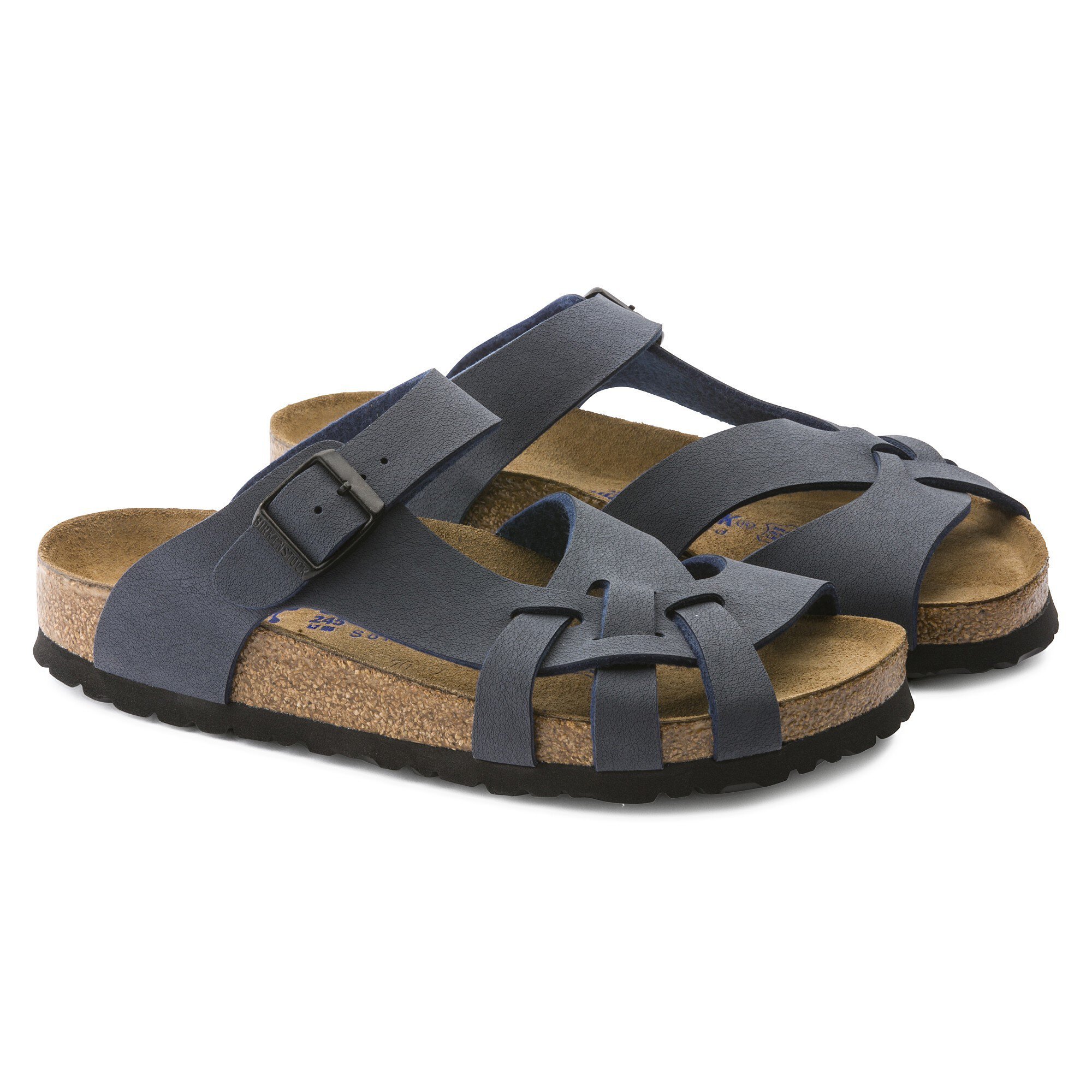 Footbed Birko-Flor Nubuck Navy | BIRKENSTOCK