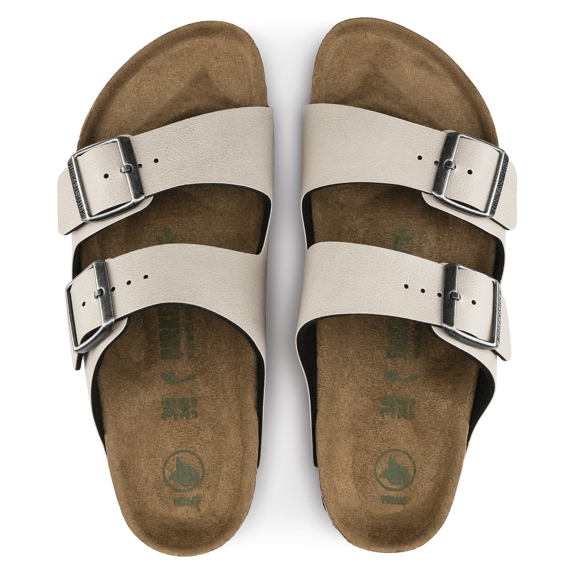 Vegan birkenstocks stone Clearance