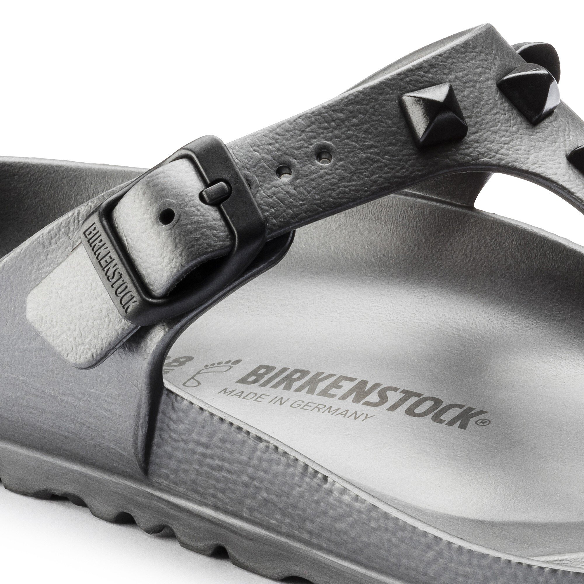 Gizeh Eva Studded Anthracite Shop Online At Birkenstock