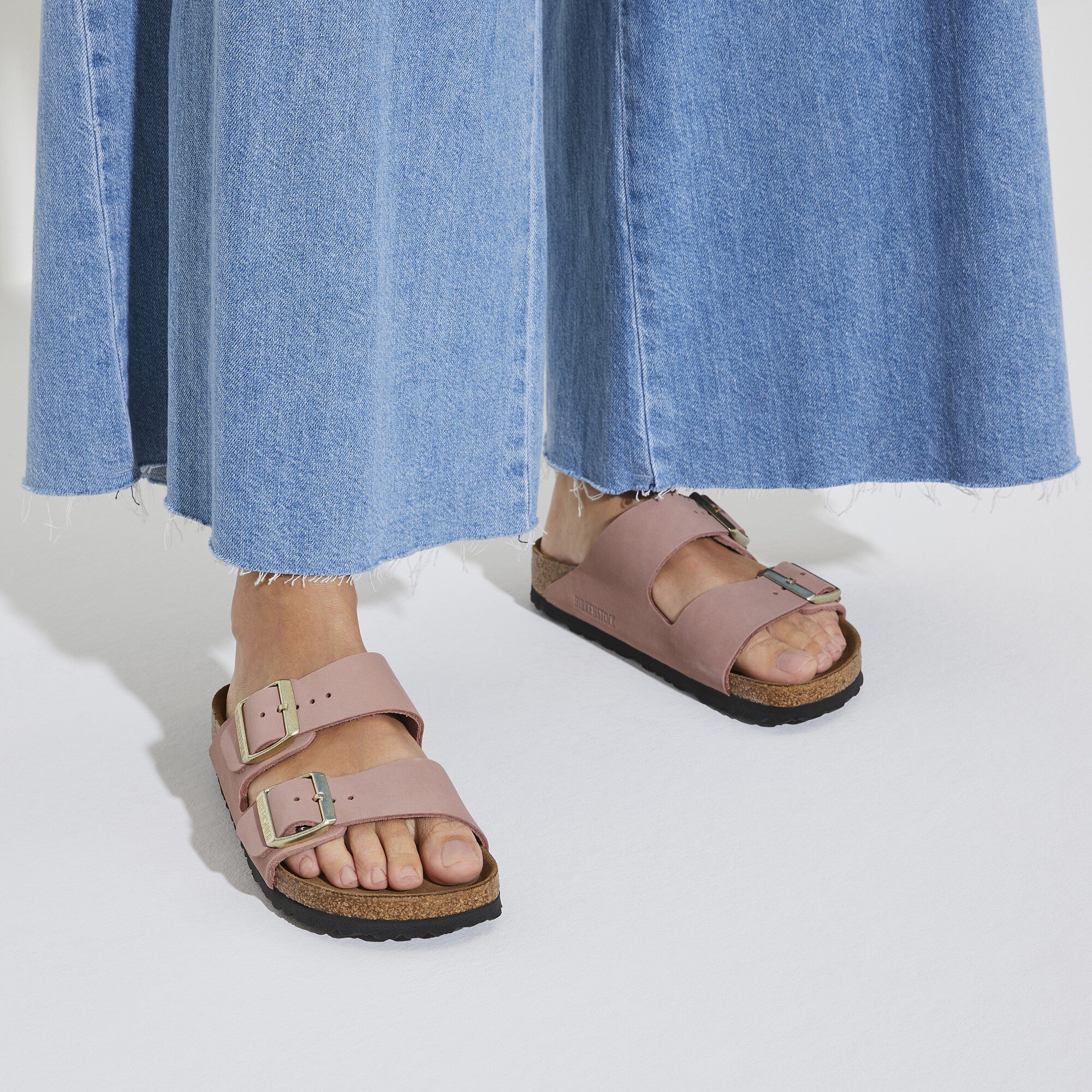 Arizona Soft Footbed Nubuck Leather Rose | BIRKENSTOCK