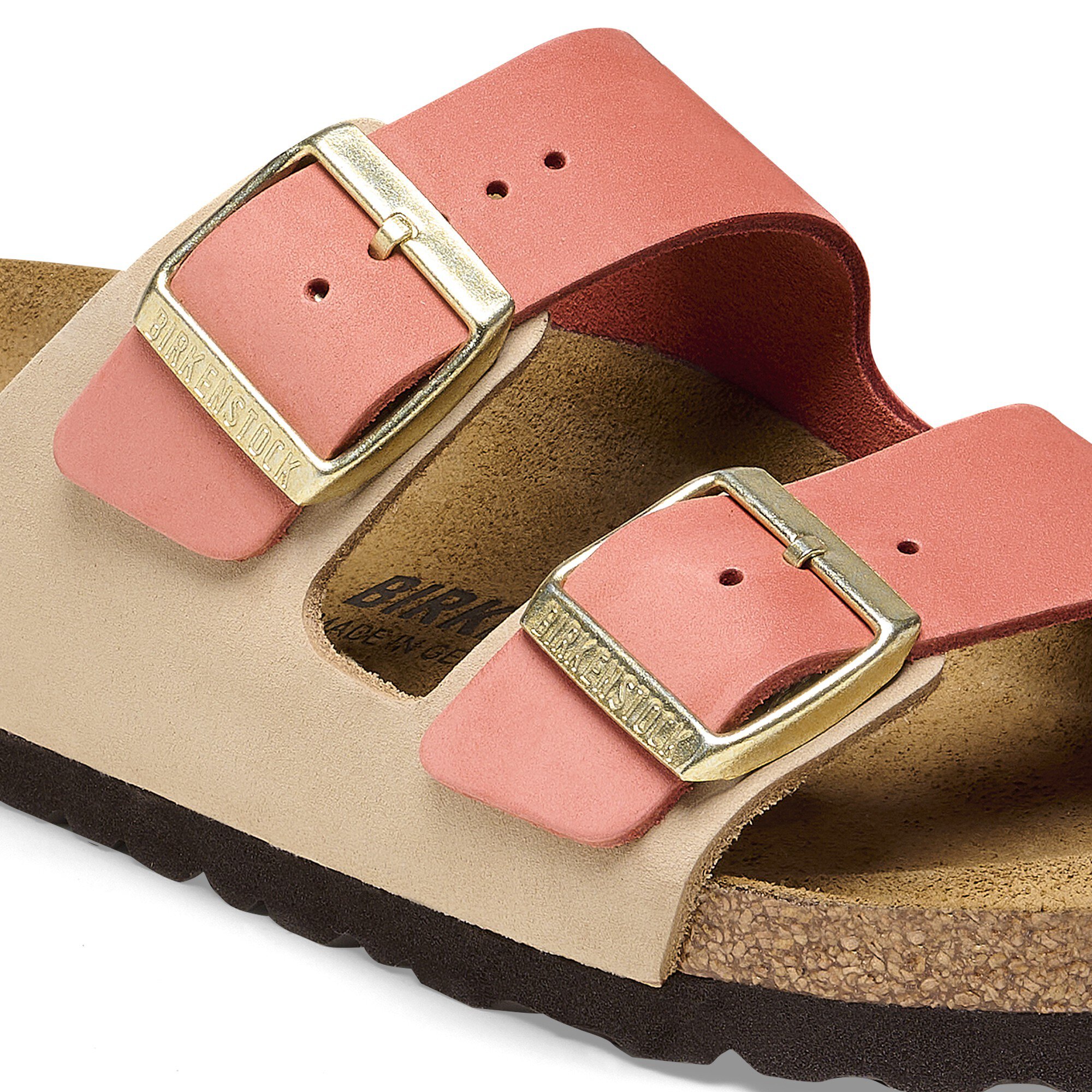 Arizona Nubuck Leather Mars Red/Sandcastle | BIRKENSTOCK
