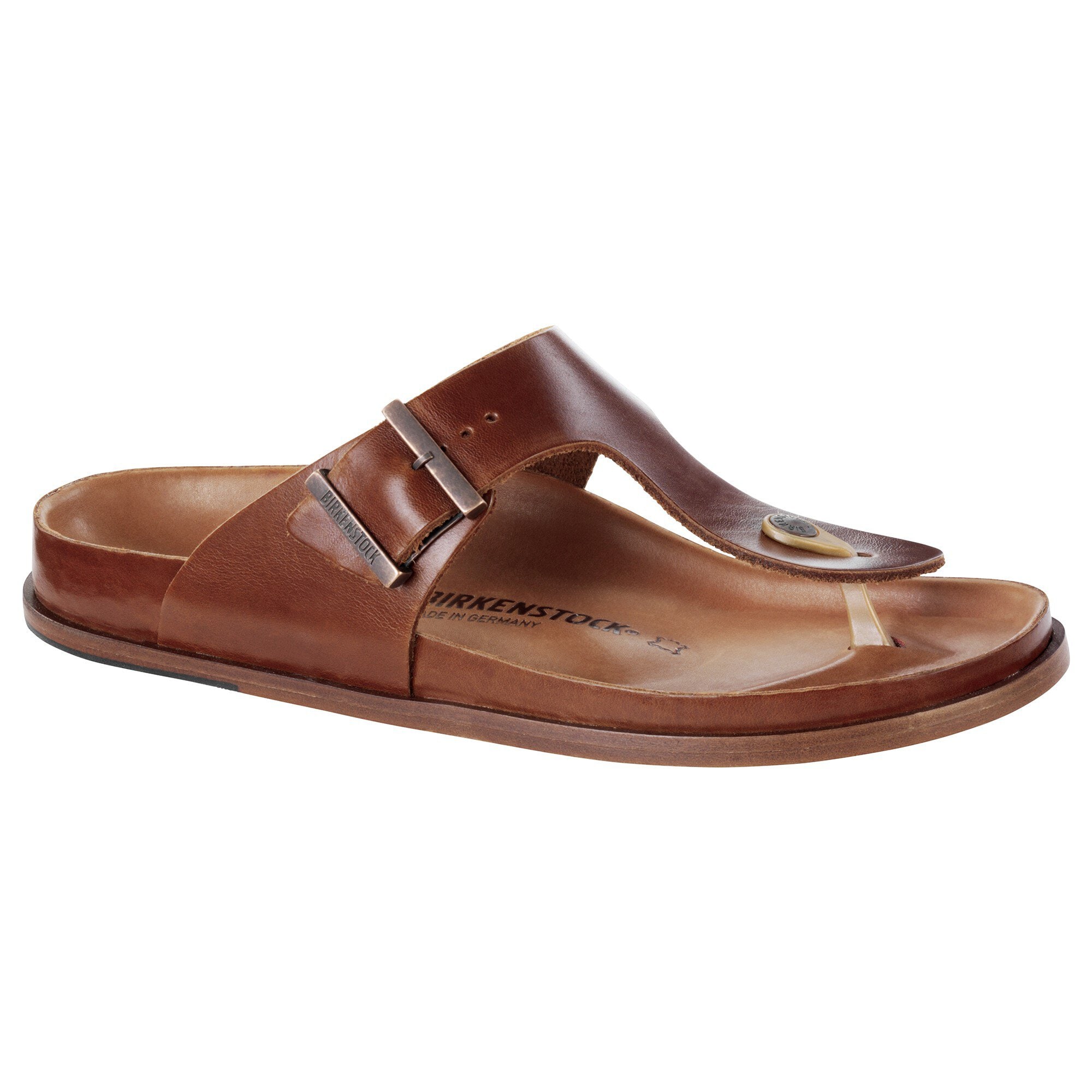 birkenstock cognac leather