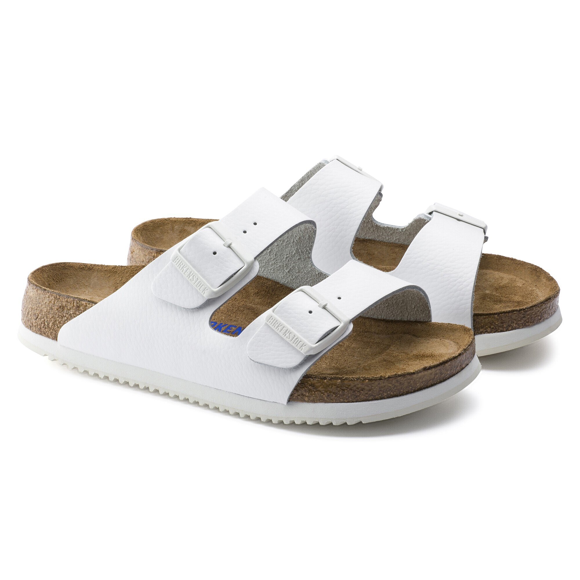 white birkenstock sandals