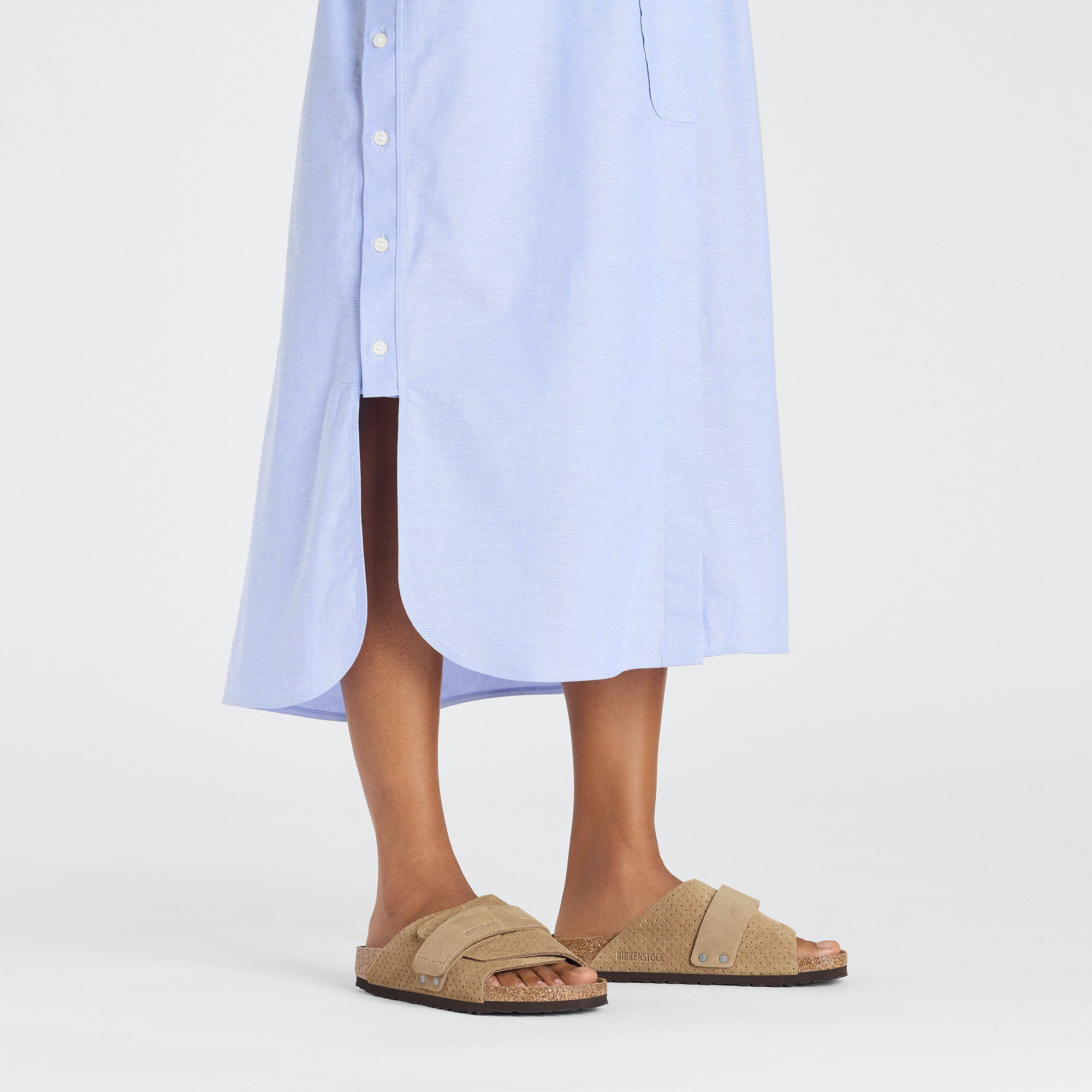 Kyoto Suede Embossed New Beige | BIRKENSTOCK