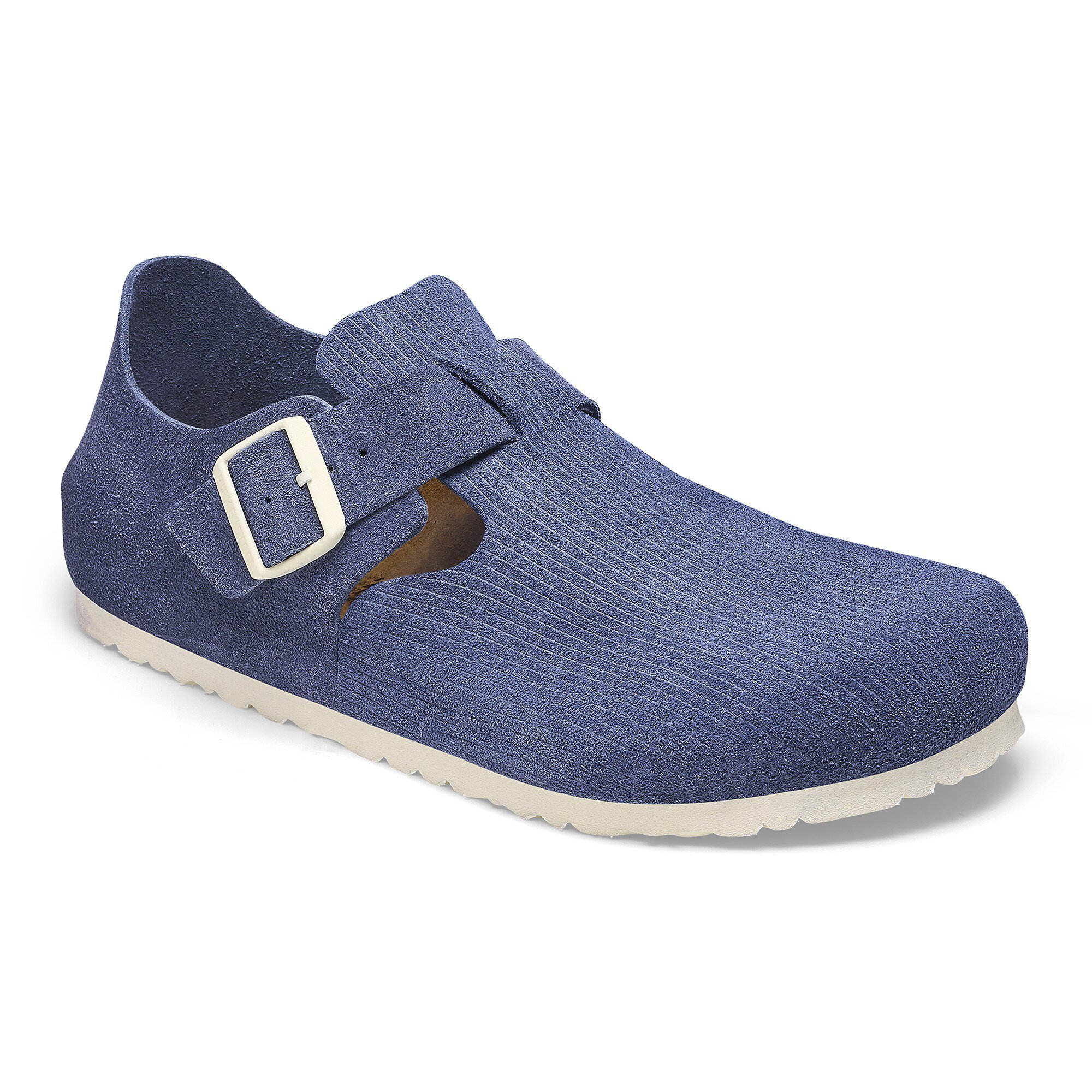 London Suede Leather Corduroy Indigo BIRKENSTOCK