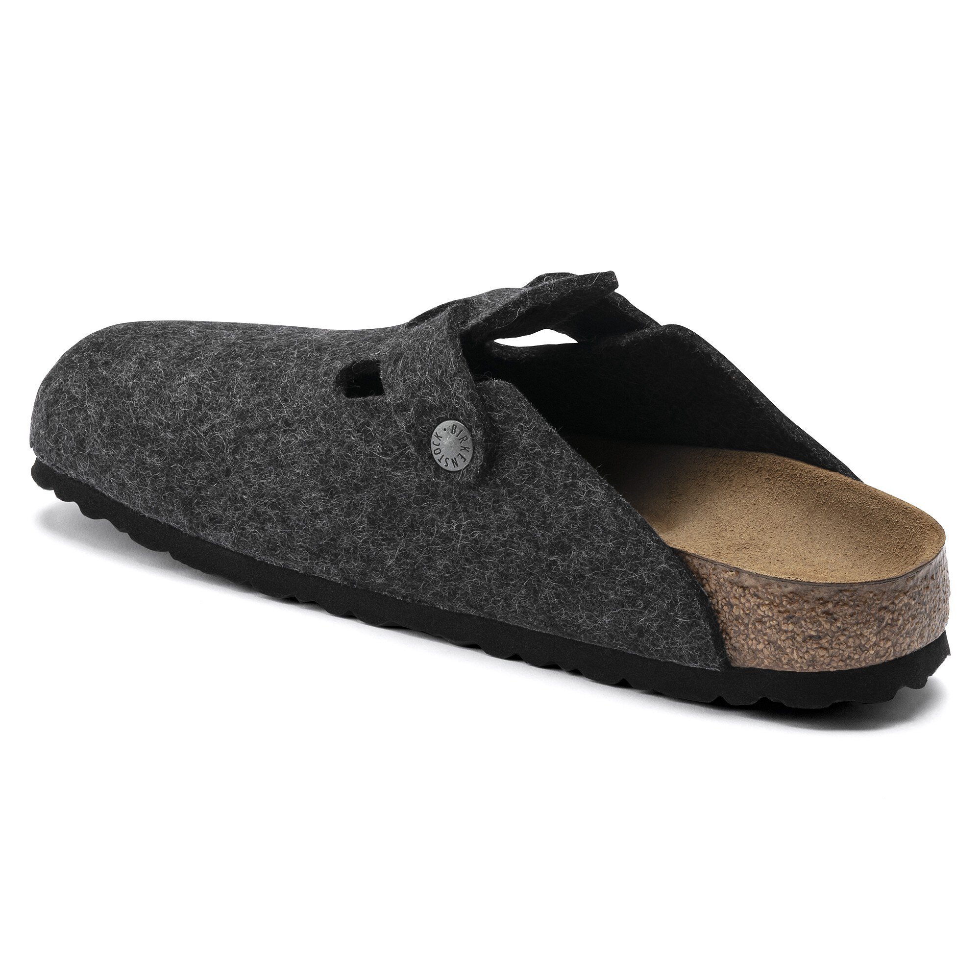 birkenstock boston grey wool
