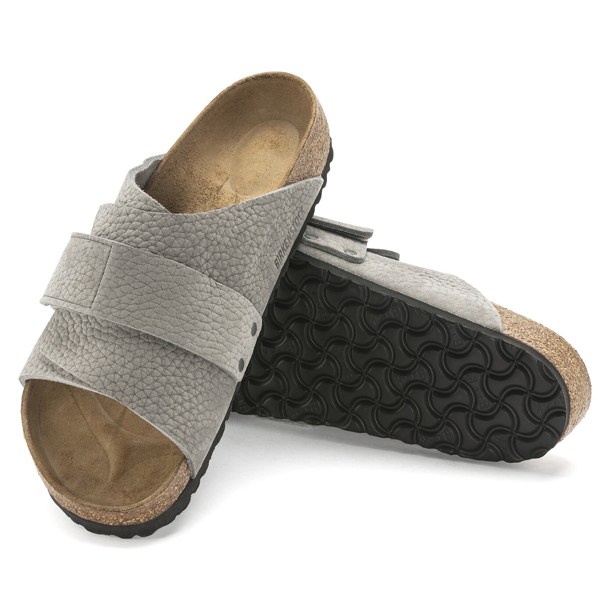 Kyoto Nubuk Leather Desert Buck Whale Gray | BIRKENSTOCK