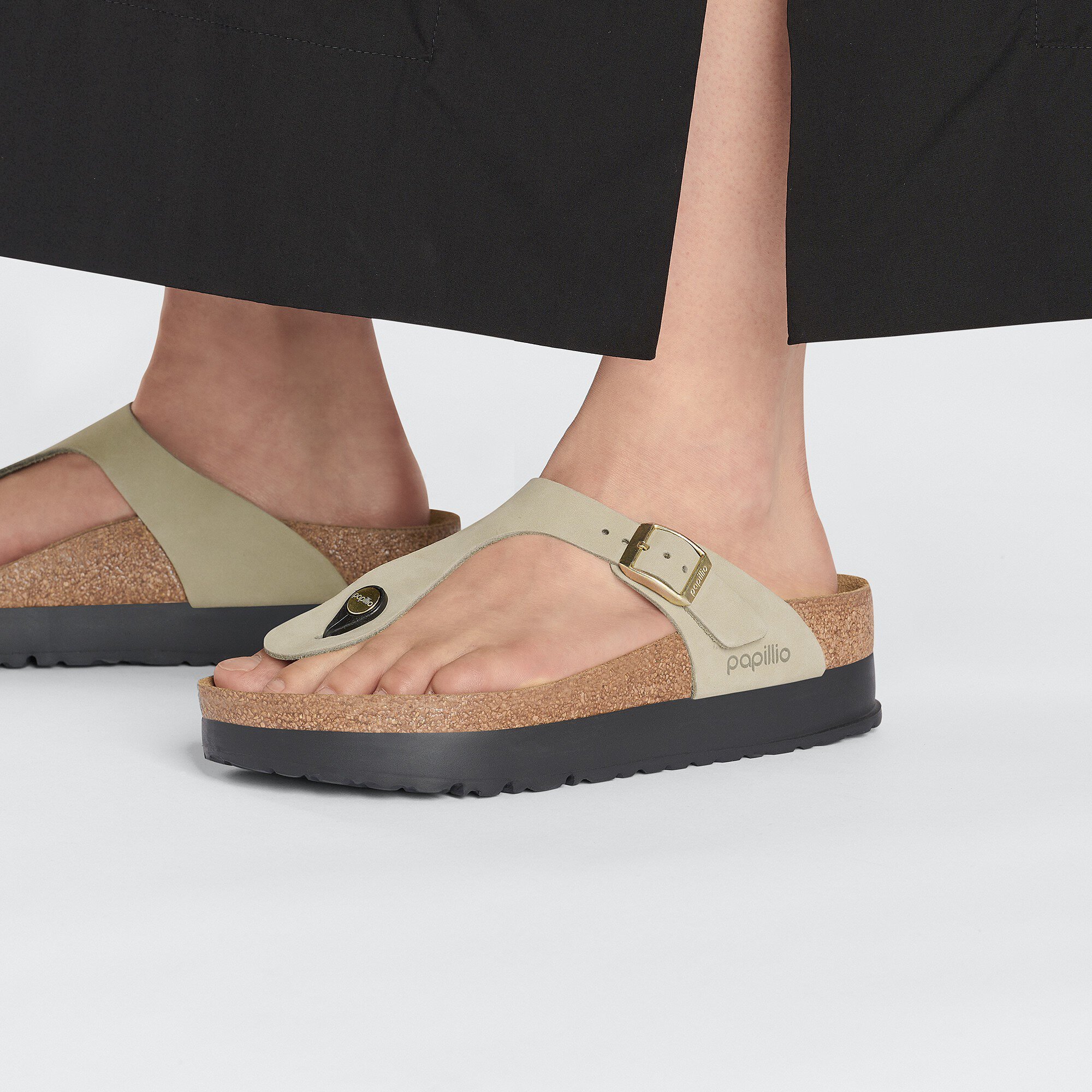 Birkenstock gizeh platform by papillio shop