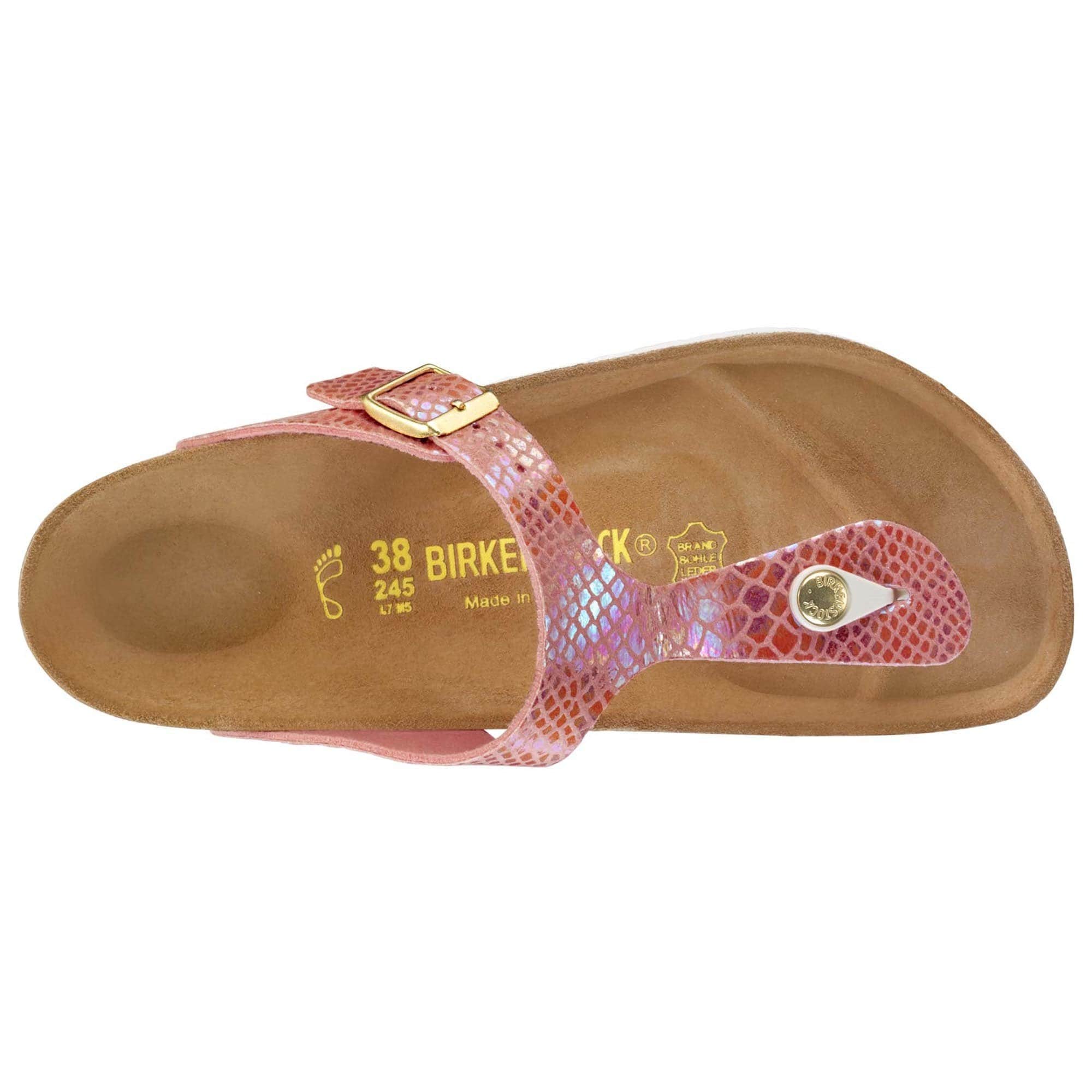 pink snakeskin birkenstocks