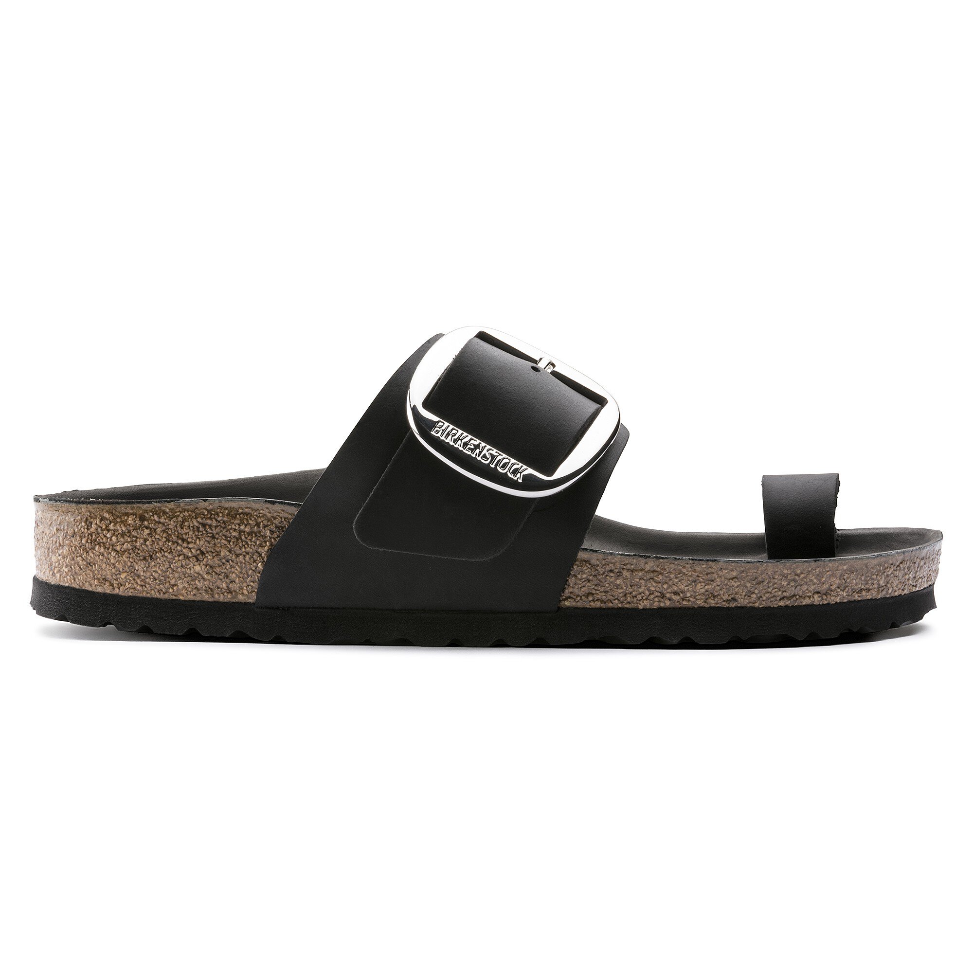 Miramar Big Buckle Oiled Leather Black | BIRKENSTOCK