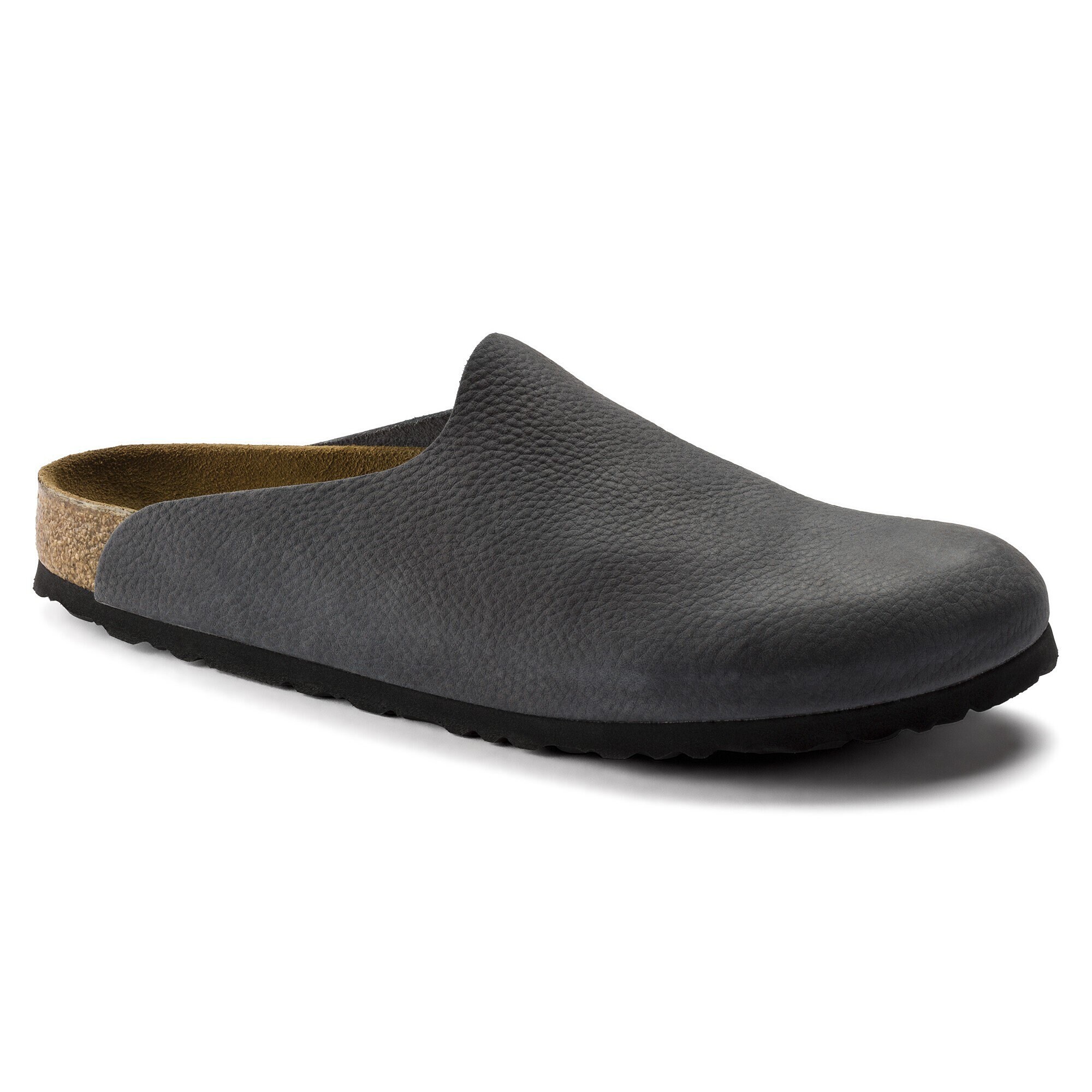 Promoten Fantasie Yoghurt Amsterdam Nubuck Leather Steer Anthracite | BIRKENSTOCK