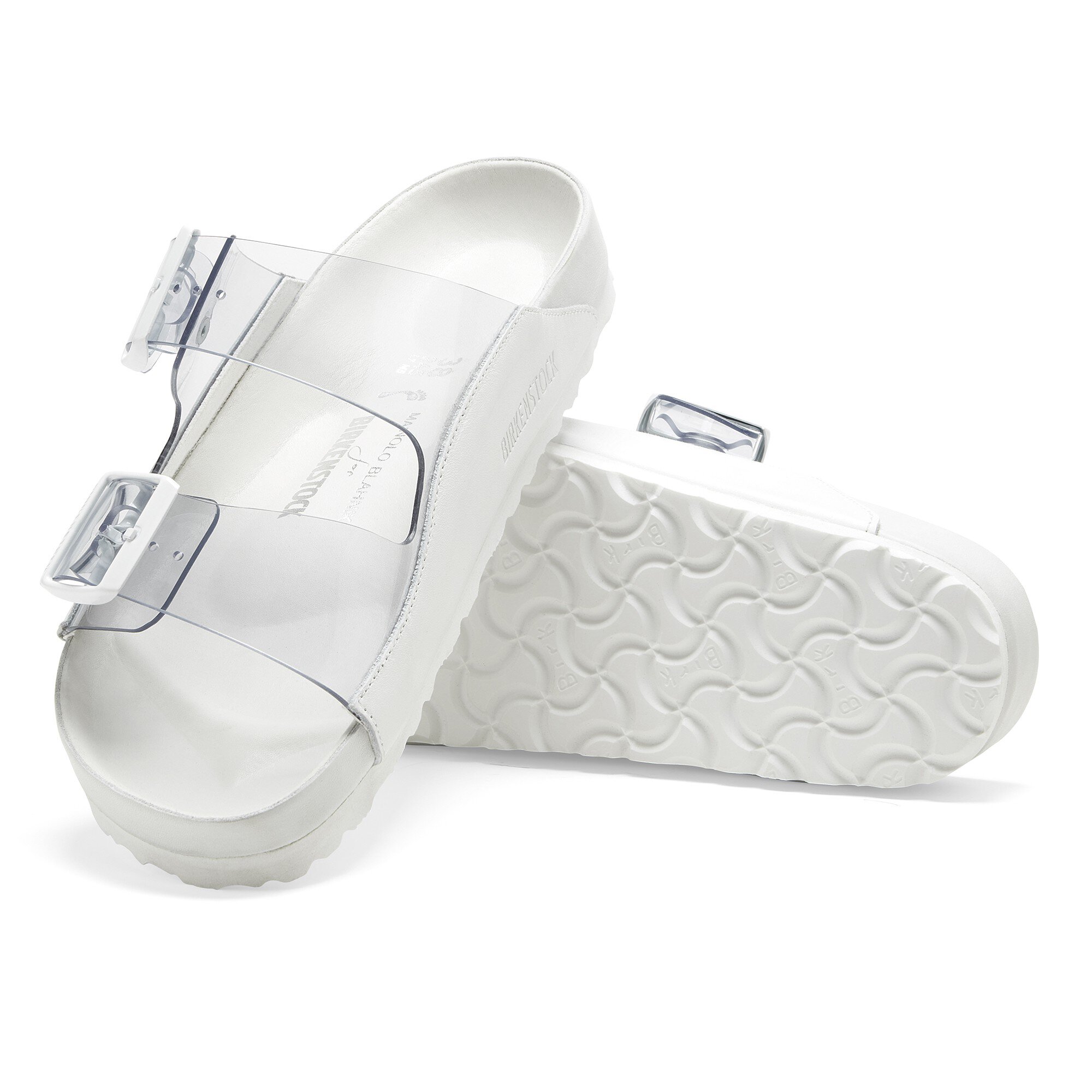 Manolo Blahnik Arizona PVC Synthetics White | BIRKENSTOCK