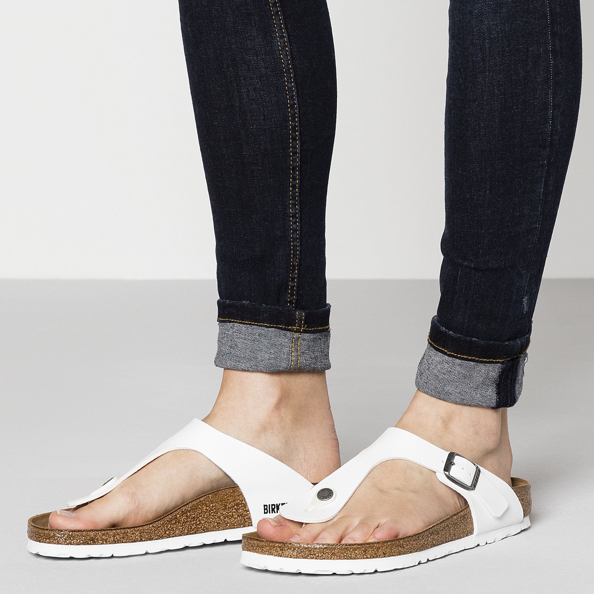 Kreet Gooi contact Gizeh Birko-Flor White | BIRKENSTOCK