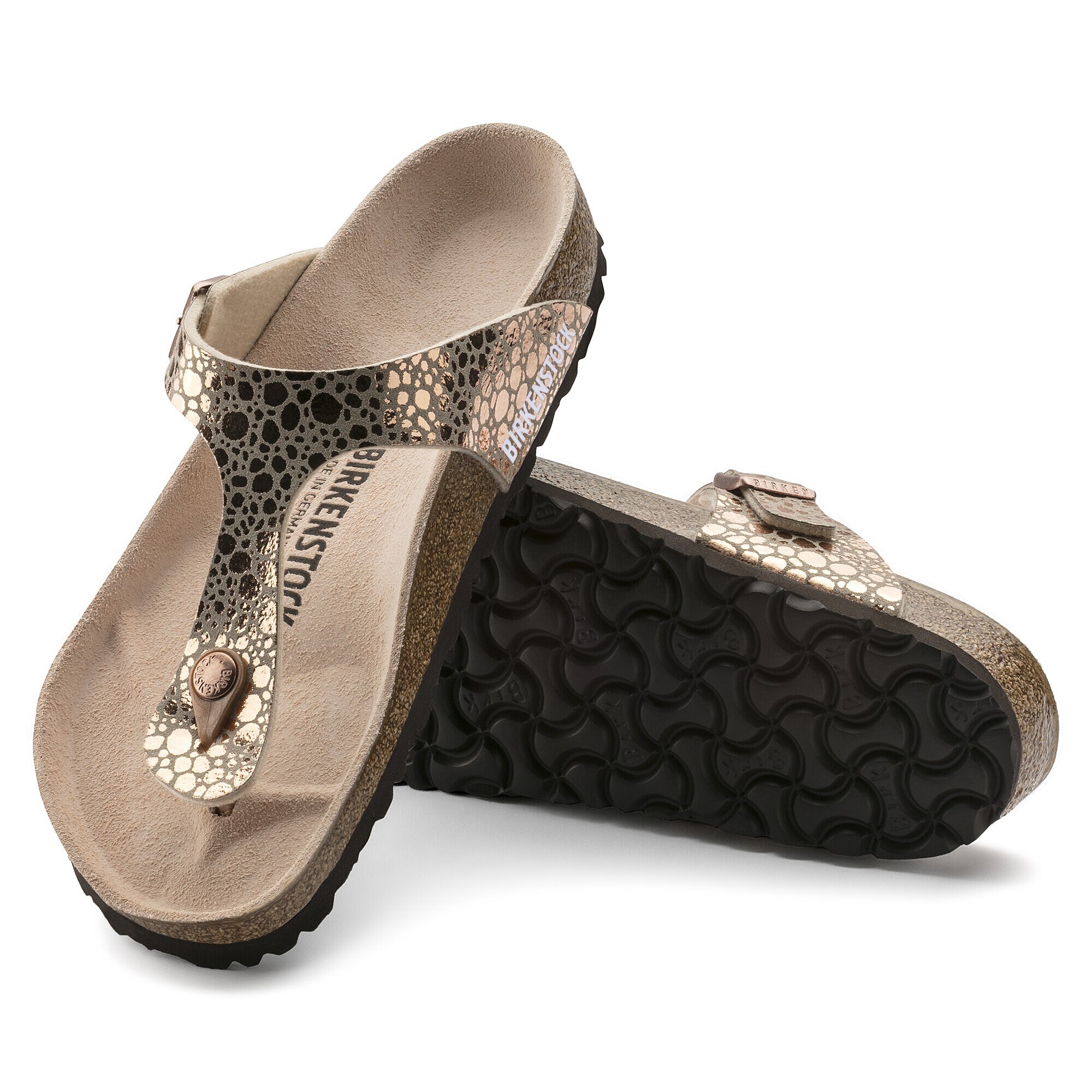 birkenstock gizeh metallic stones