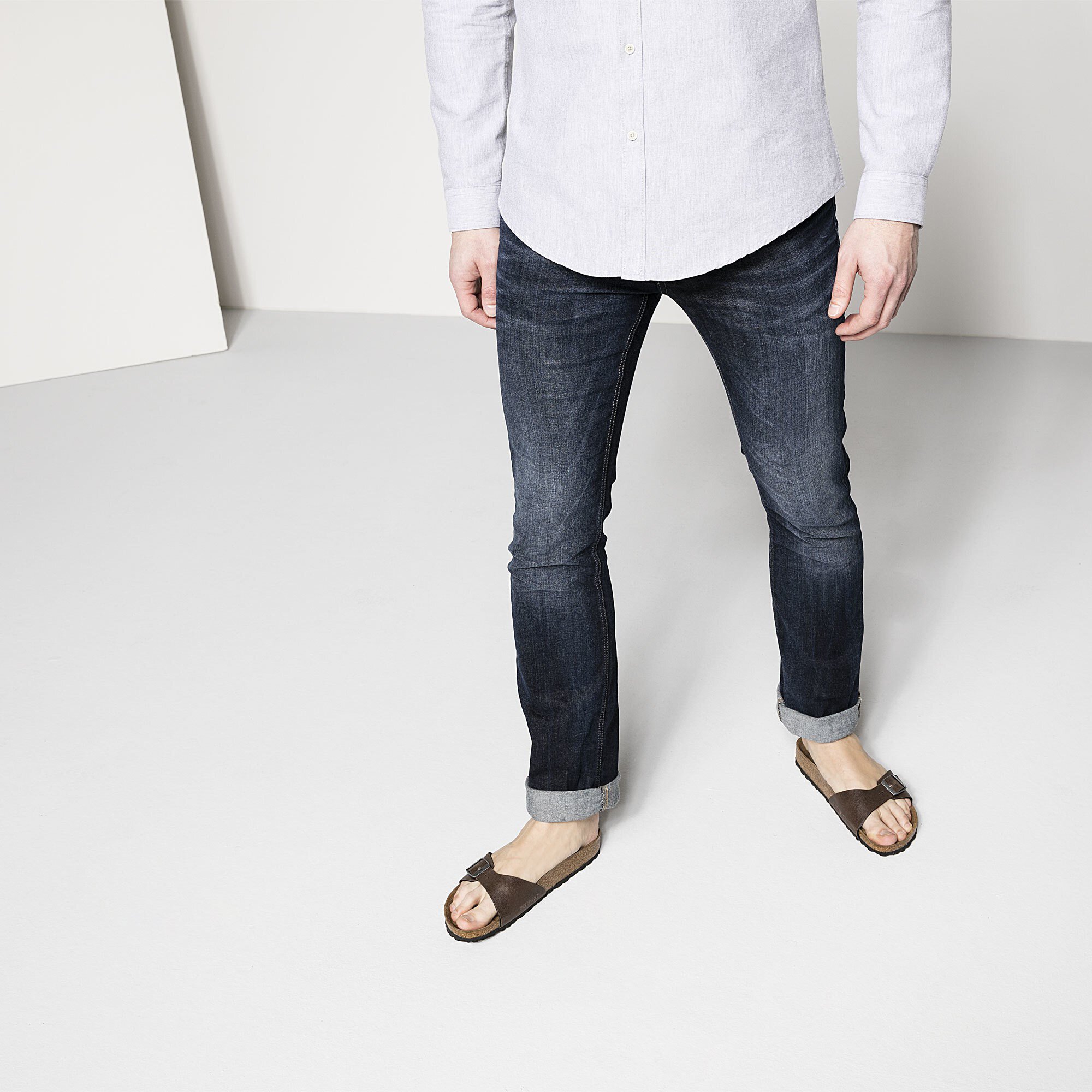 birkenstock madrid dark grey
