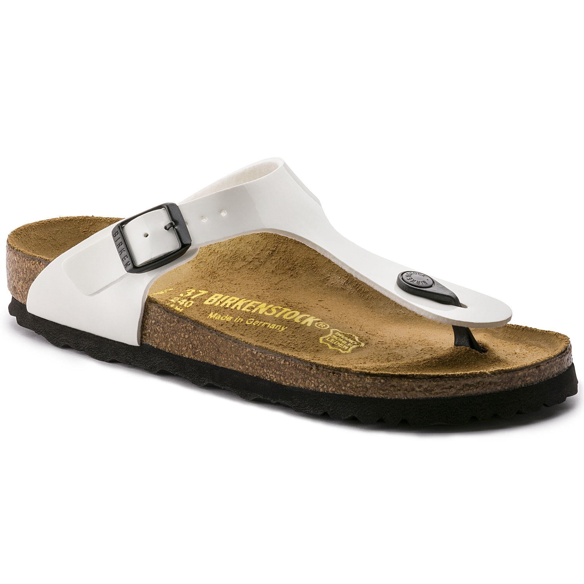 birkenstock patent white