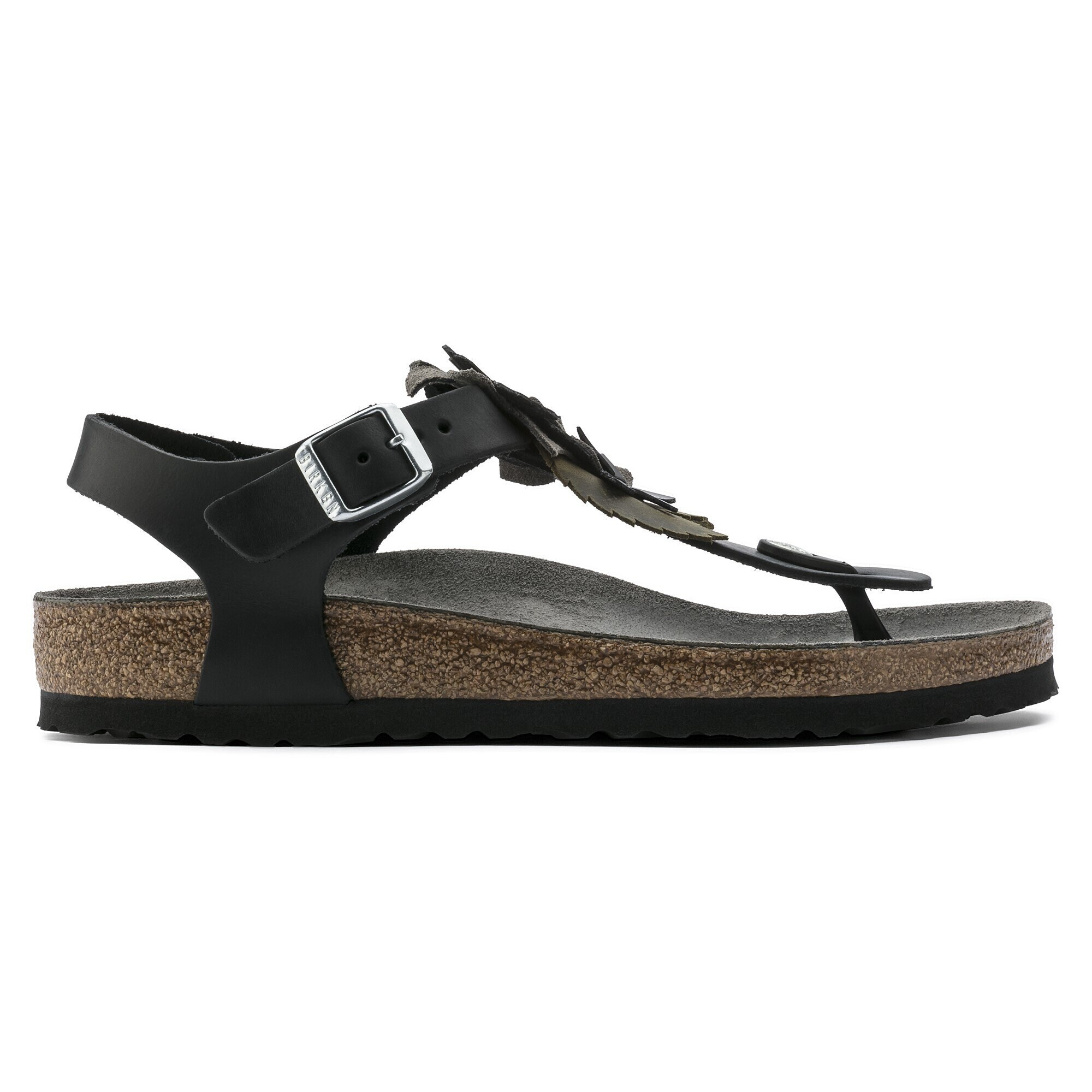 birkenstock kairo oiled leather black