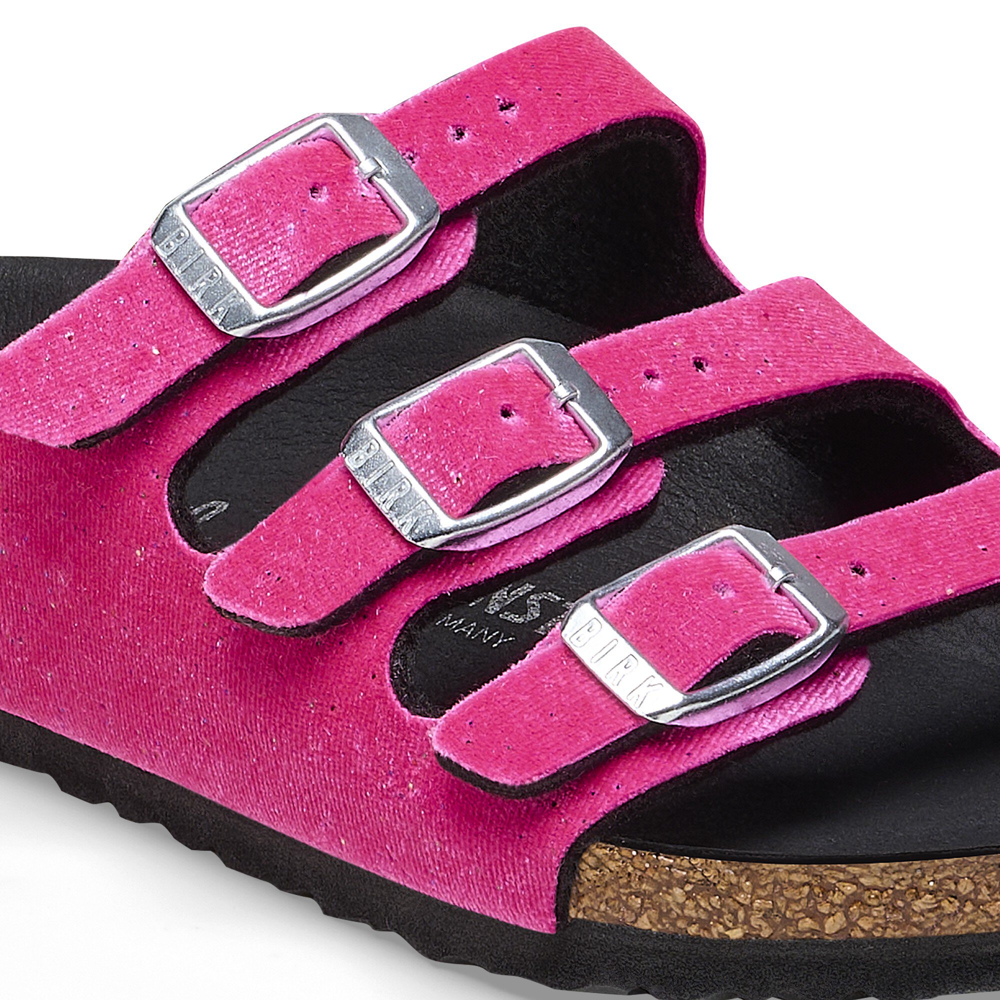 Glitter pink birkenstocks hot sale