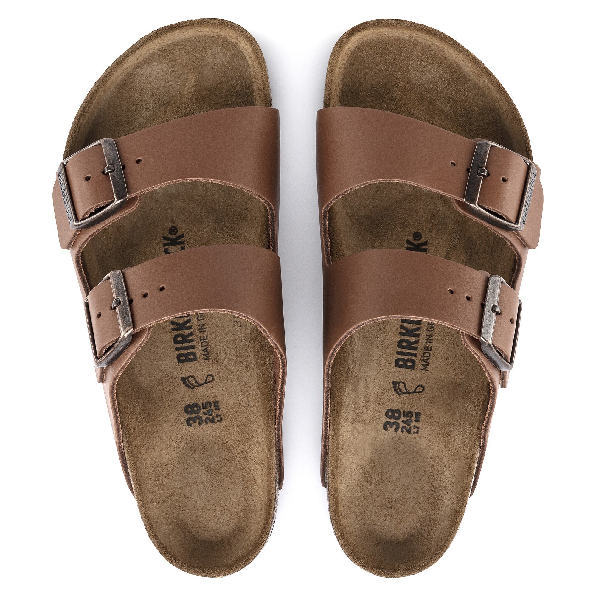 Arizona / アリゾナ ナチュラルレザー ジンジャーブラウン | BIRKENSTOCK