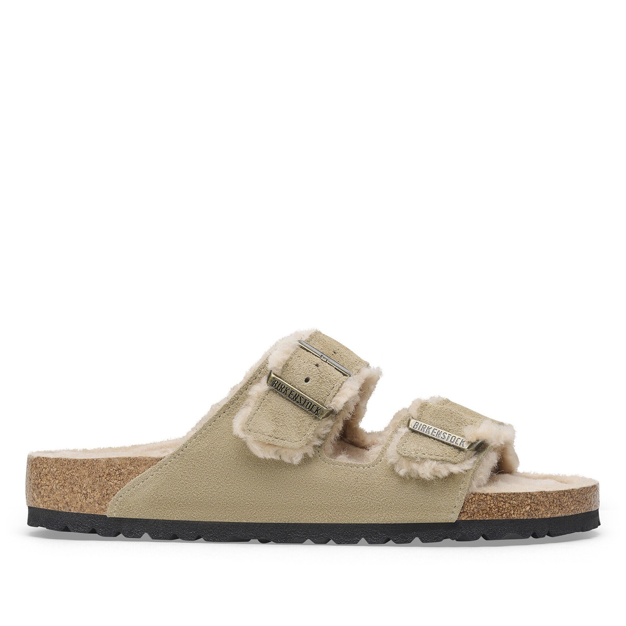 【BIRKENSTOCK】Arizona Shearling サンダル スエード Arizona Shearling Suede Leather Taupe | BIRKENSTOCK
