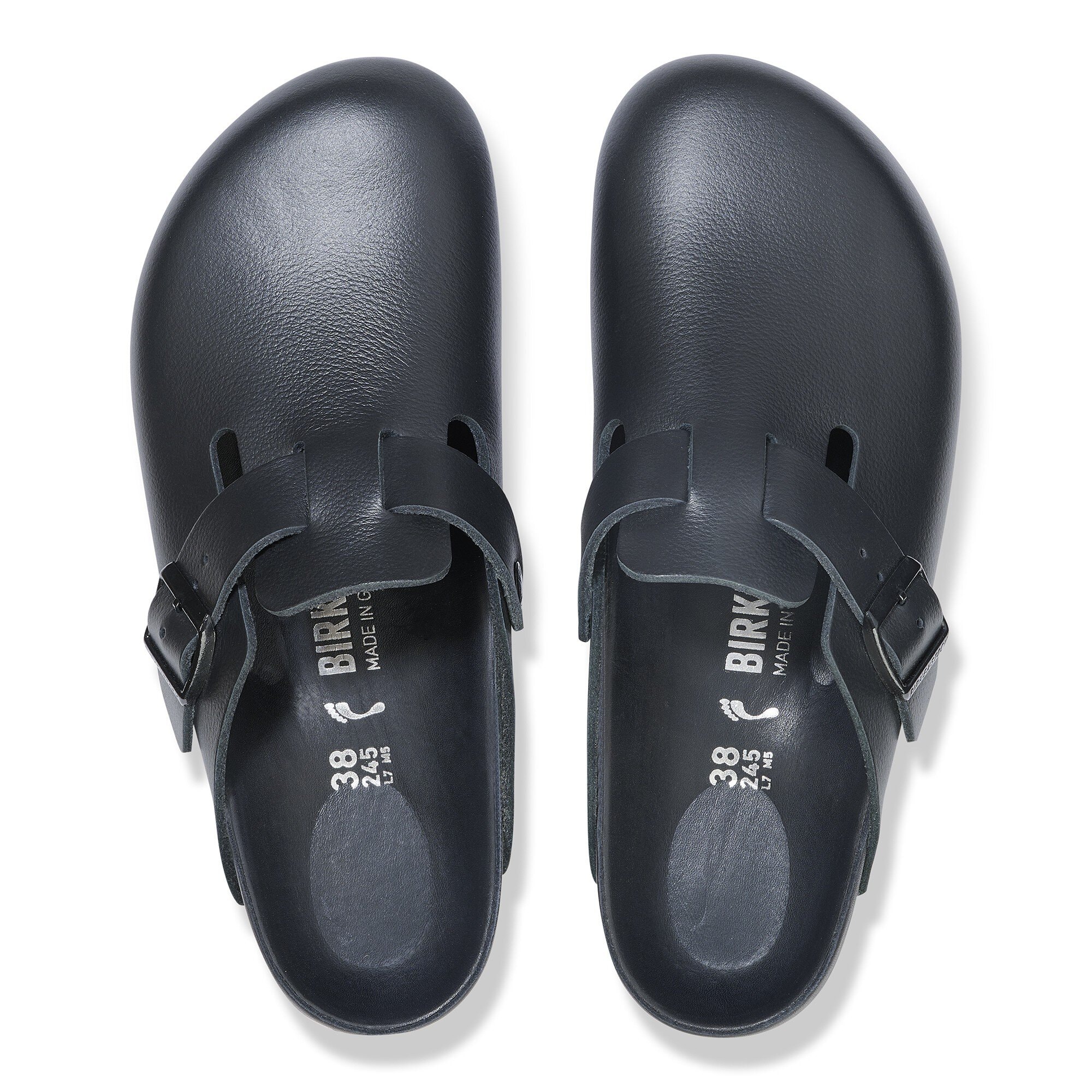 公式通販サイト - ファッション 通販 Boston BIRKENSTOCK | Black Leather Smooth 靴