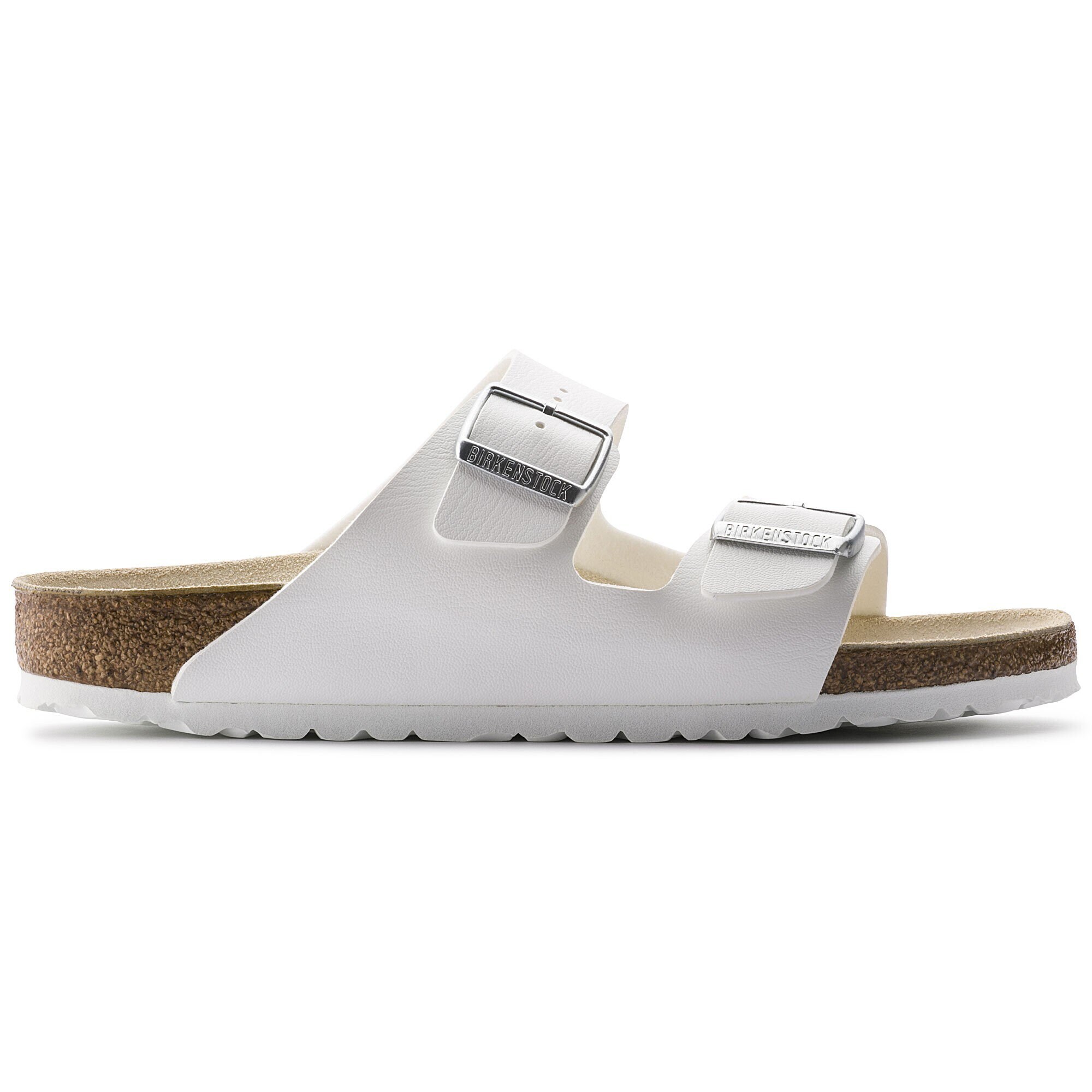 white and gold birkenstocks