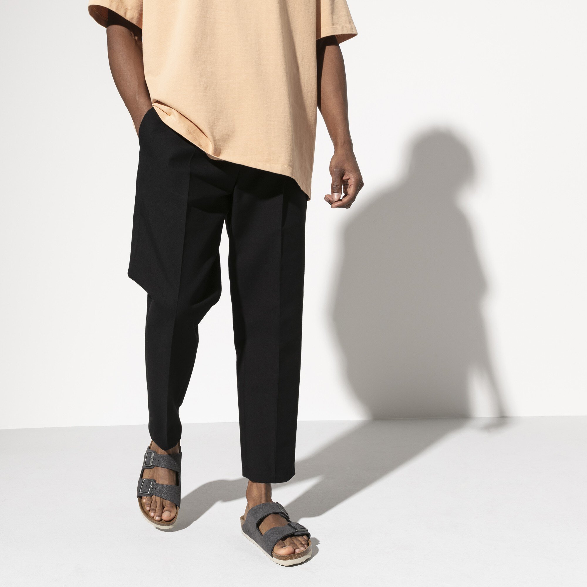 birkenstock arizona steer soft grey