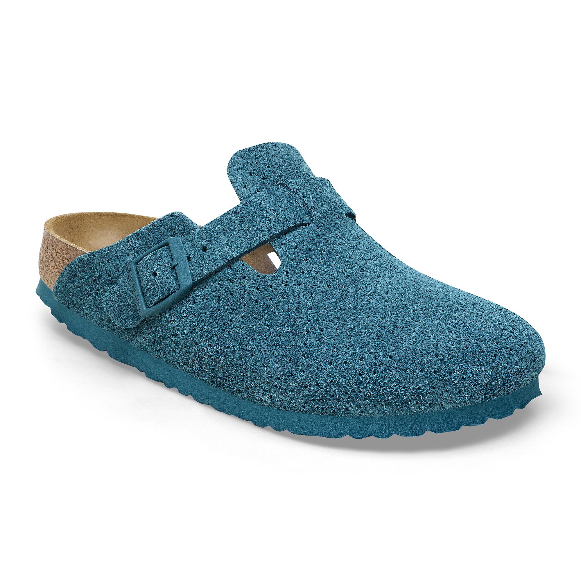 【国産】 希少品】BIRKENSTOCK HTC ボストン スエード ターコイズ 42 靴
