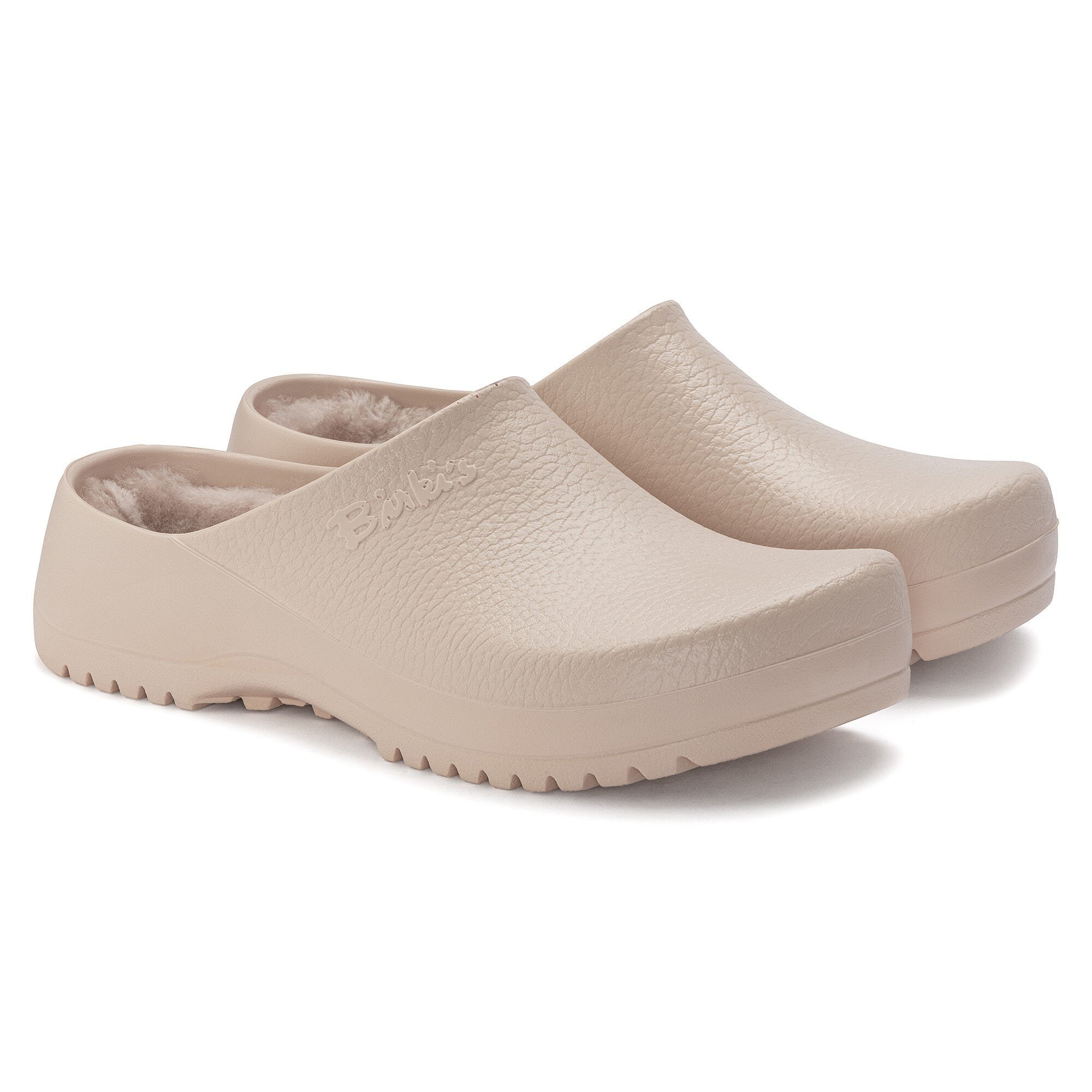 Super-Birki Shearling Polyurethane Light Rose BIRKENSTOCK