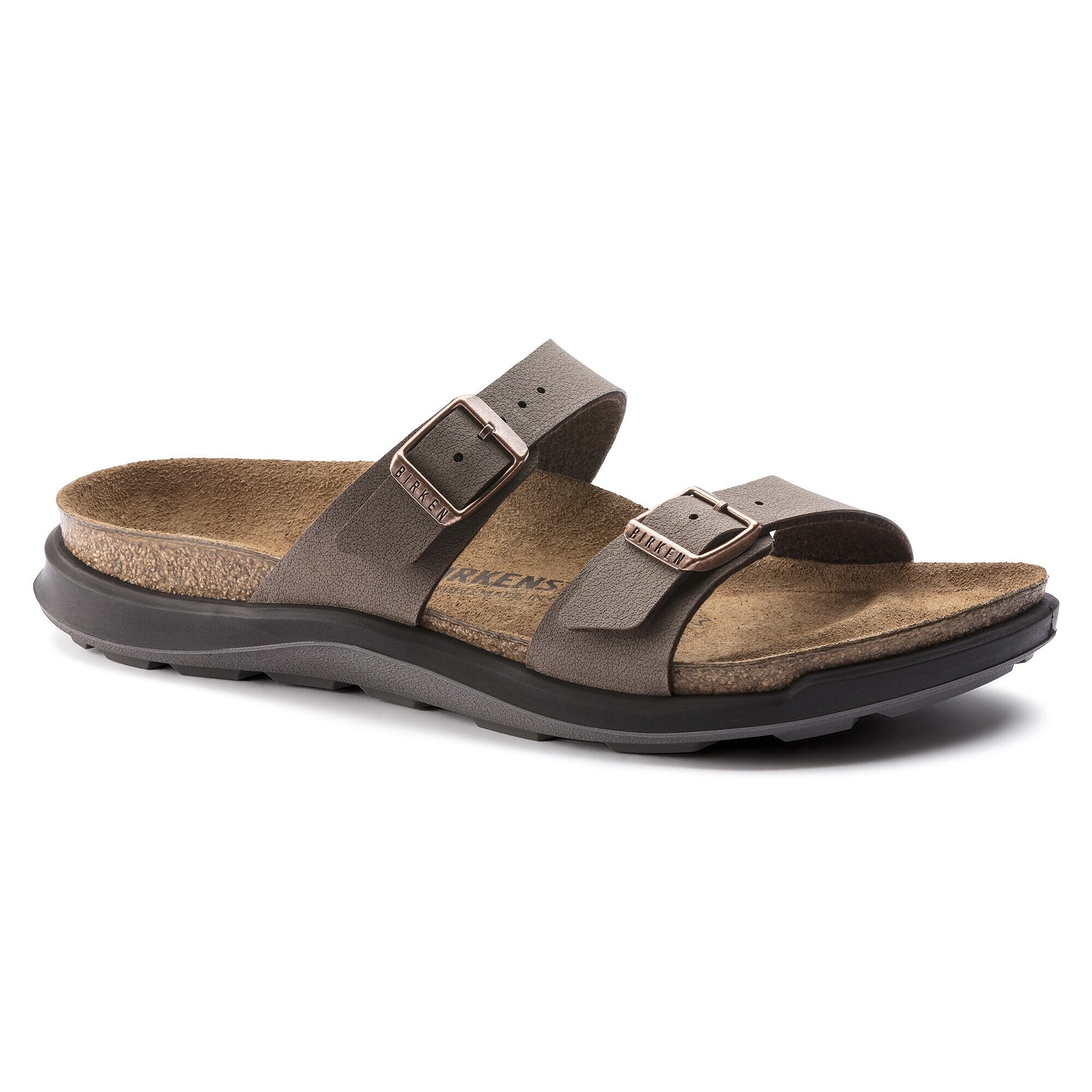 madrid big buckle pearl white