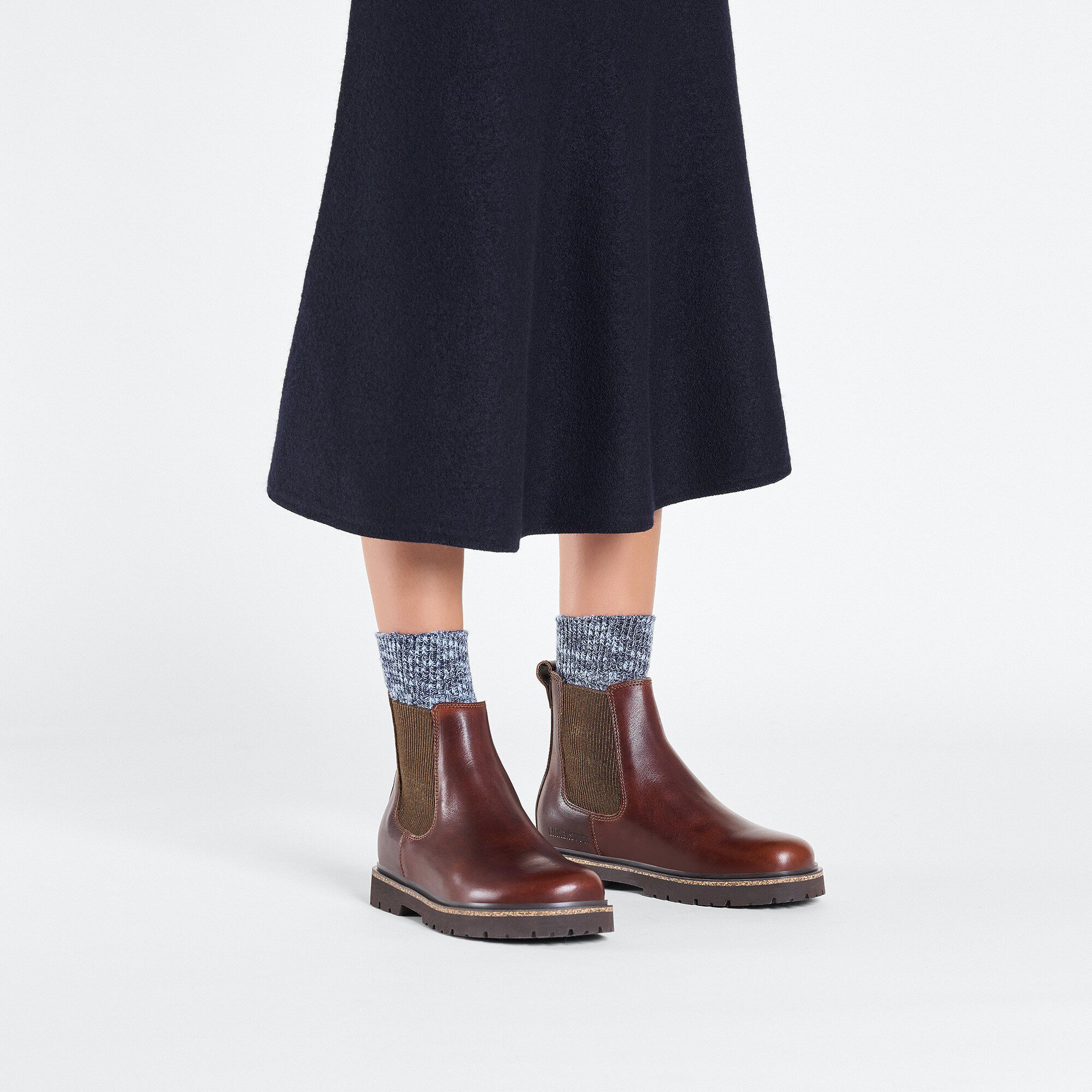 Highwood Slip On Damen Naturleder Chocolate BIRKENSTOCK