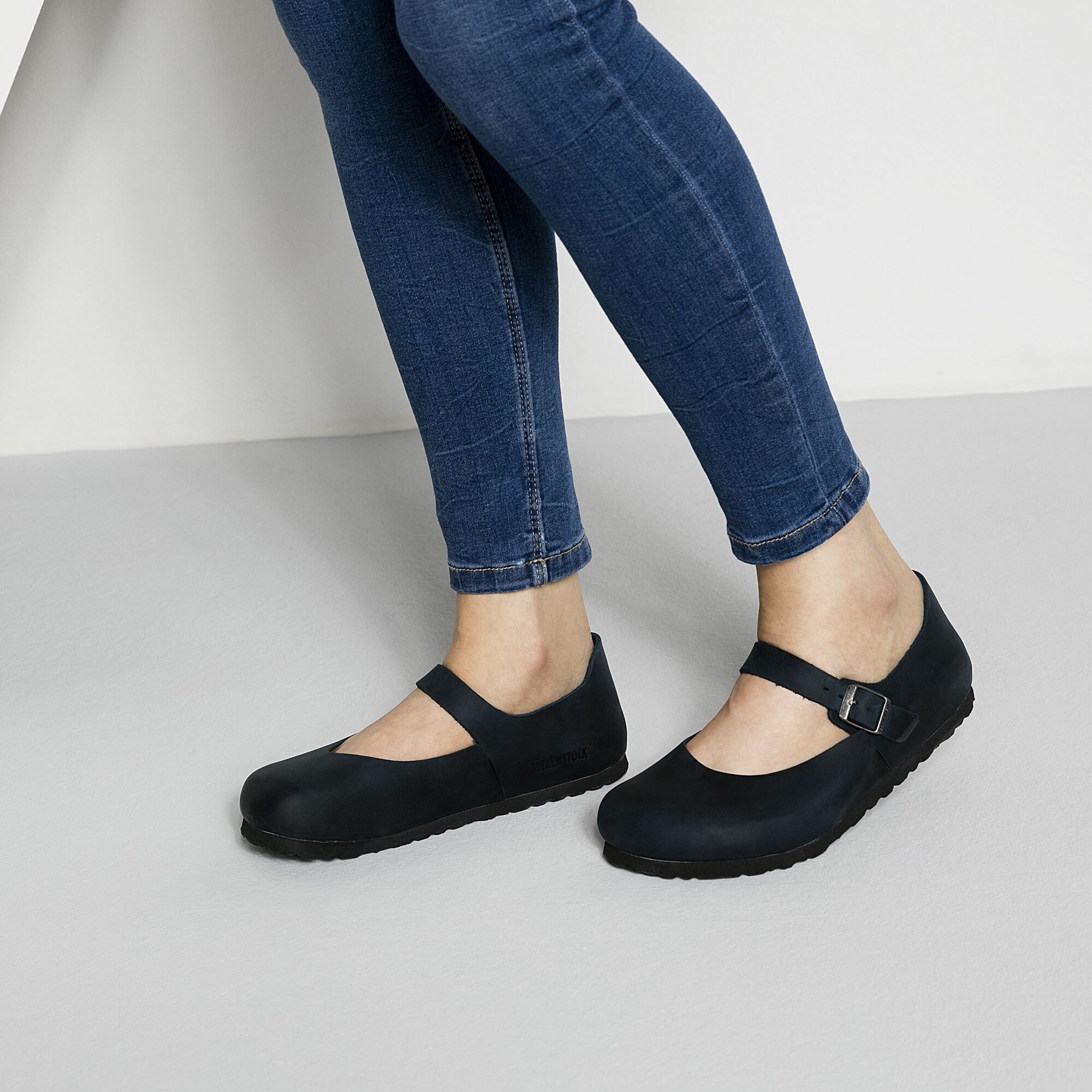 Birkenstock Damen Mantova Mary Jane Halbschuhe Blau Insignia Birkenstock Damen Mantova Mary Jane Halbschuhe Blau Insignia