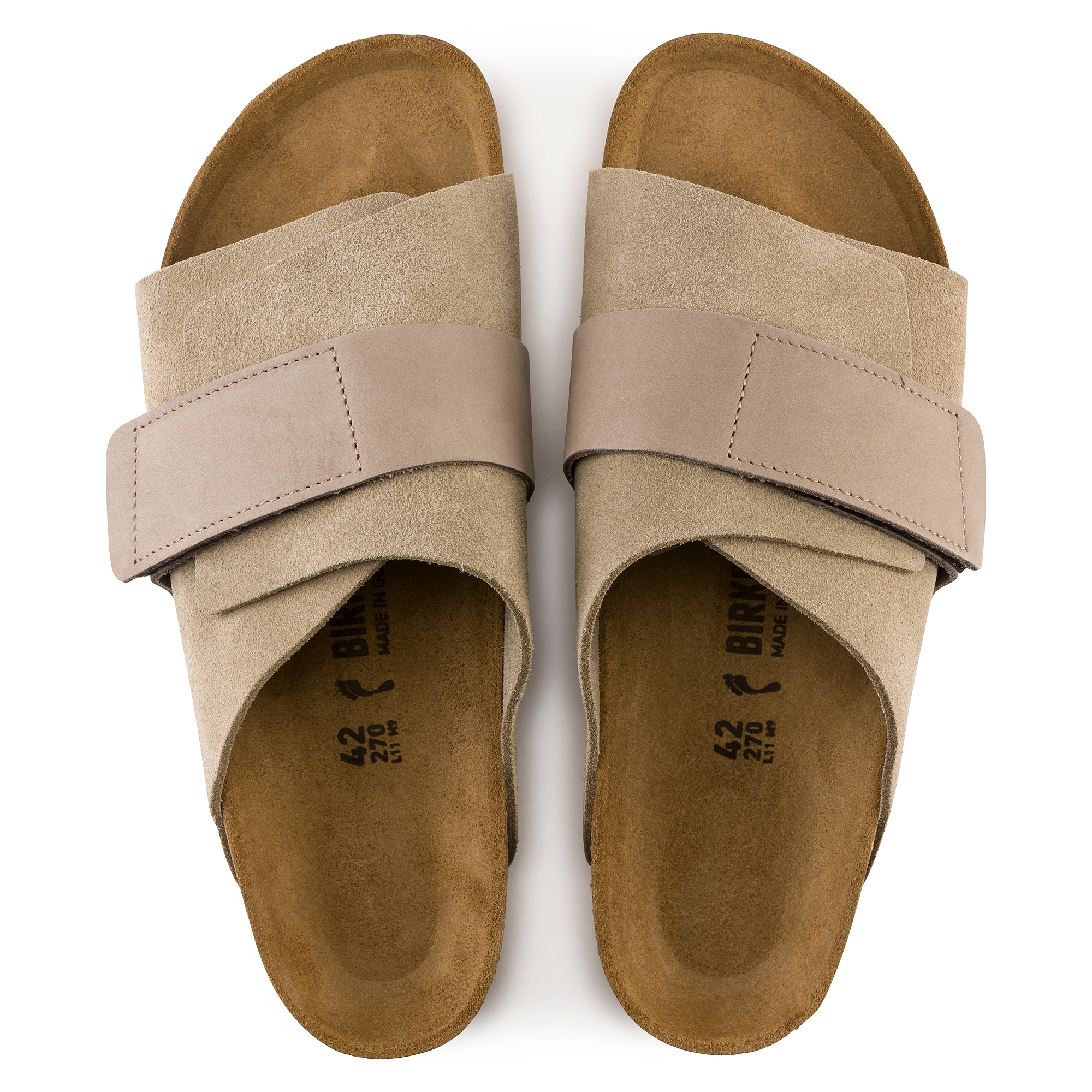 BIRKENSTOCK ビルケンシュトック Kyoto キョウト グレイトープレディース