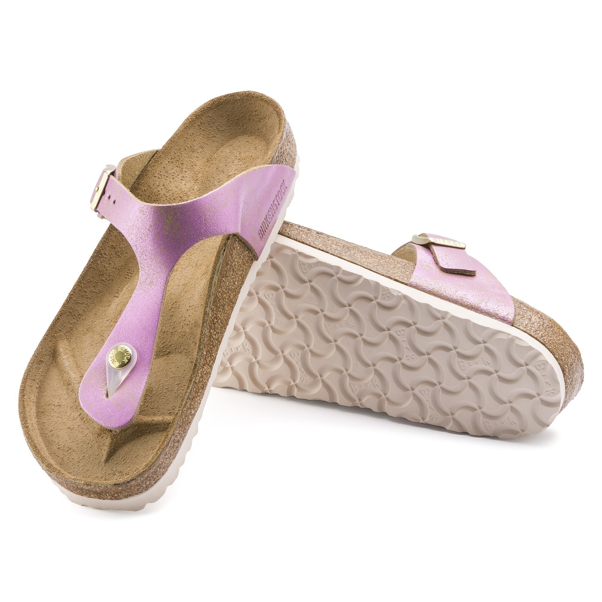 birkenstock gizeh metallic