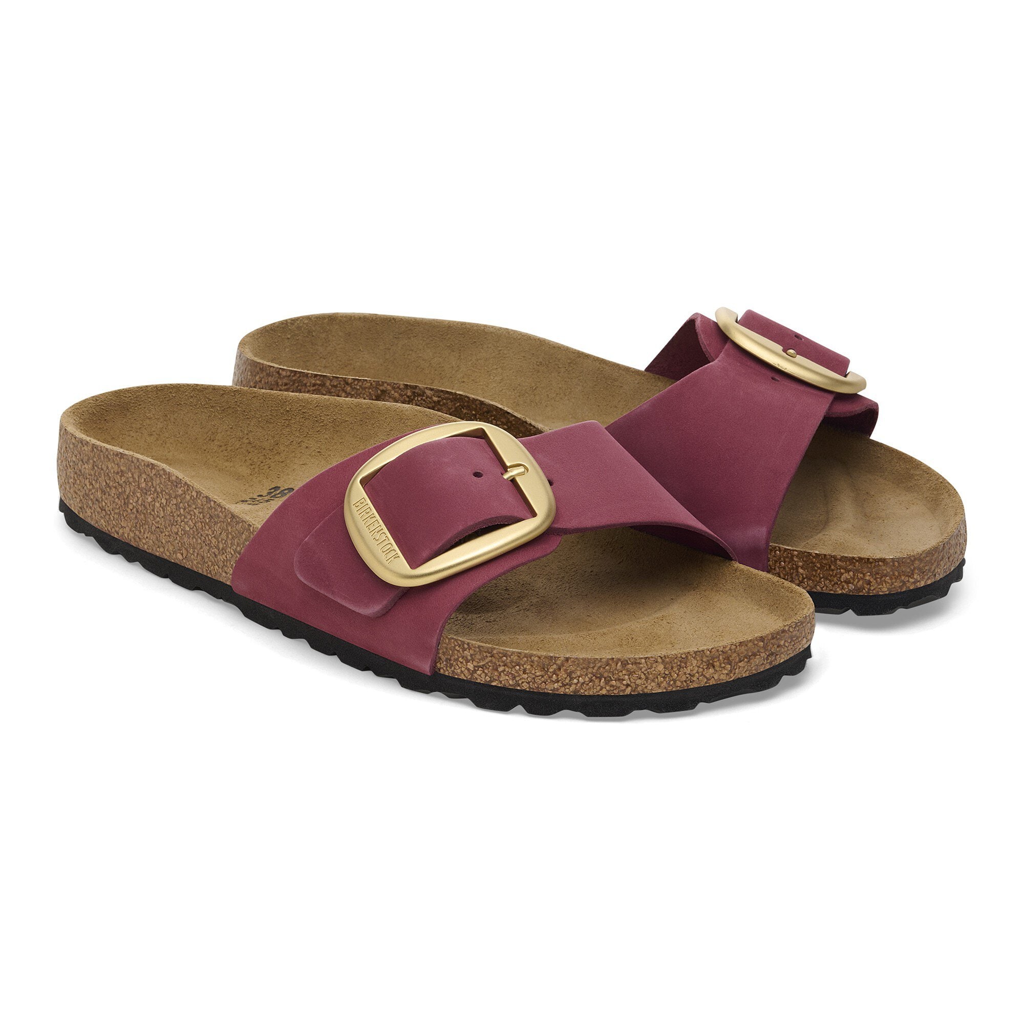 BIRKENSTOCK MADRID BIG BUCKLE 37 ブラウン Madrid Big Buckle Nubuk Leather Berry Crush | BIRKENSTOCK