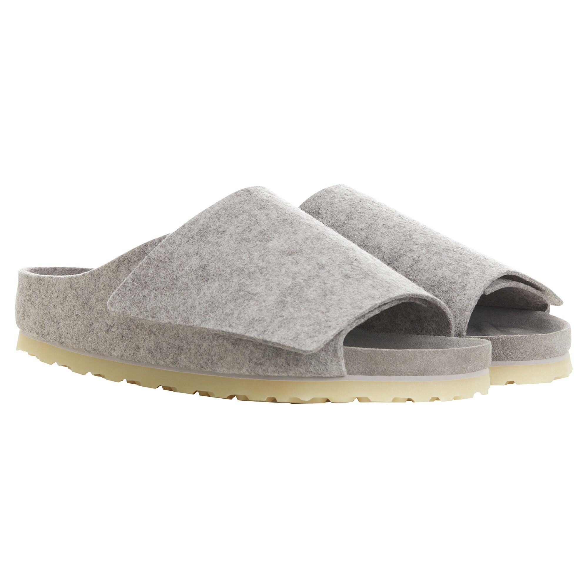 Birkenstock 'The Los Feliz' Felt in Ash Melange 39/6M at Svrn