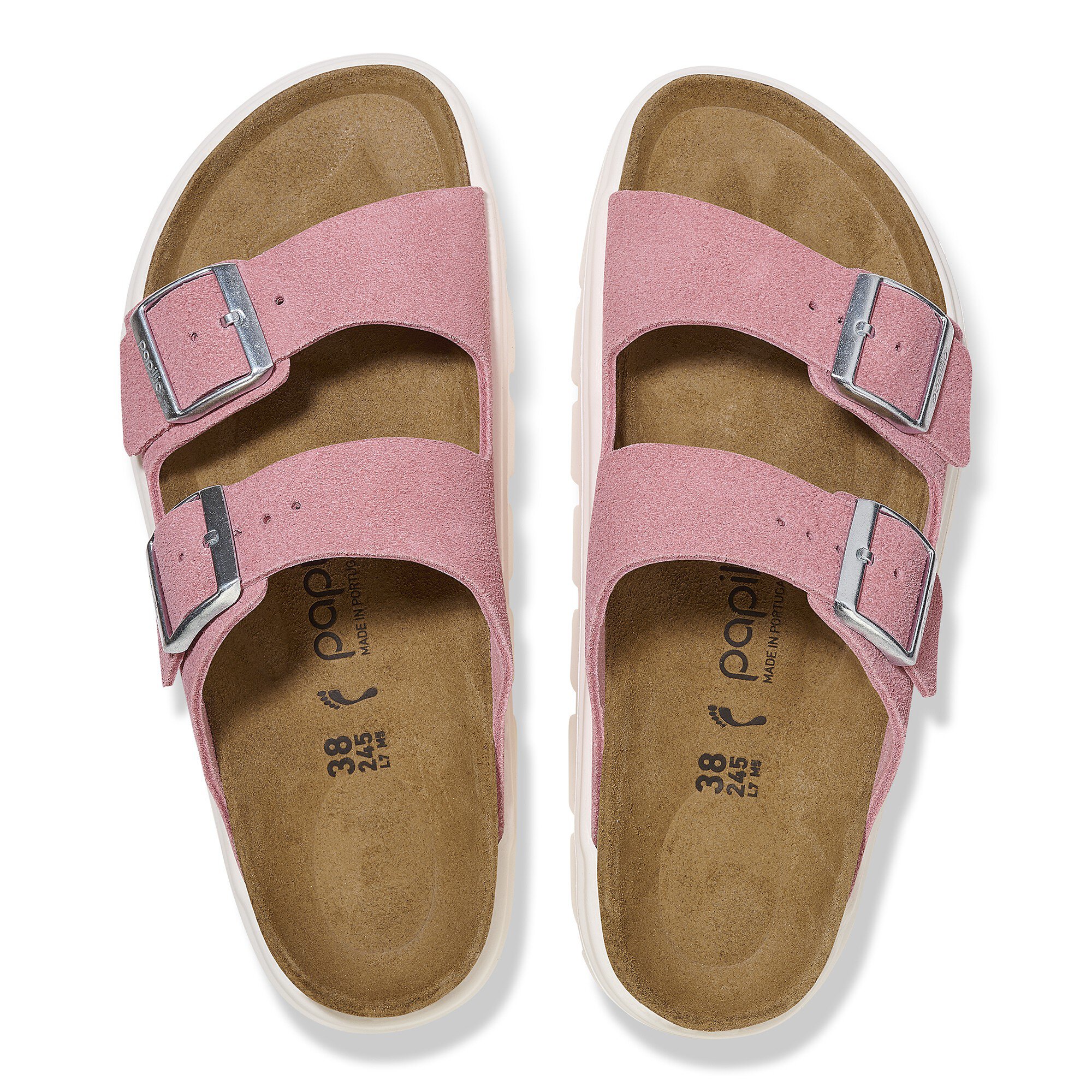 Arizona Chunky Suede Leather Candy Pink BIRKENSTOCK