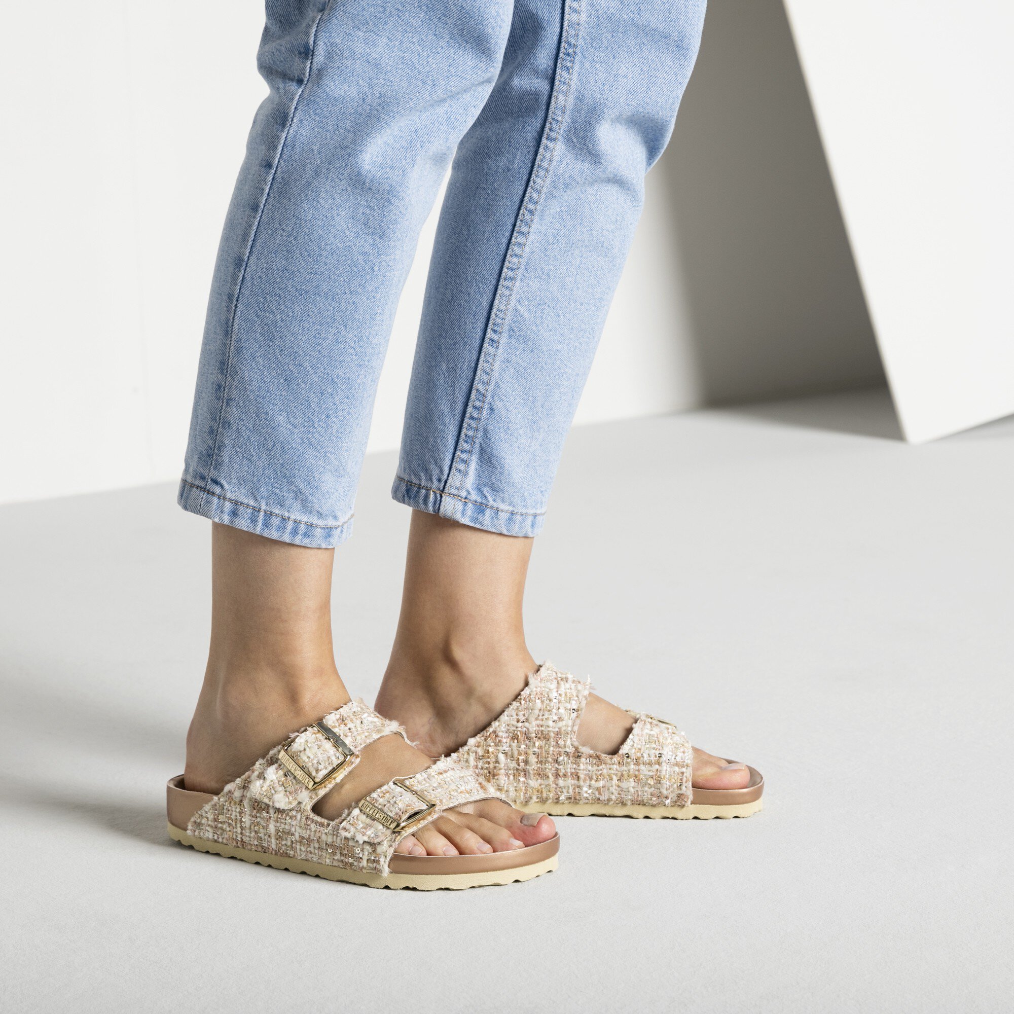 Beige arizona birkenstocks Clearance