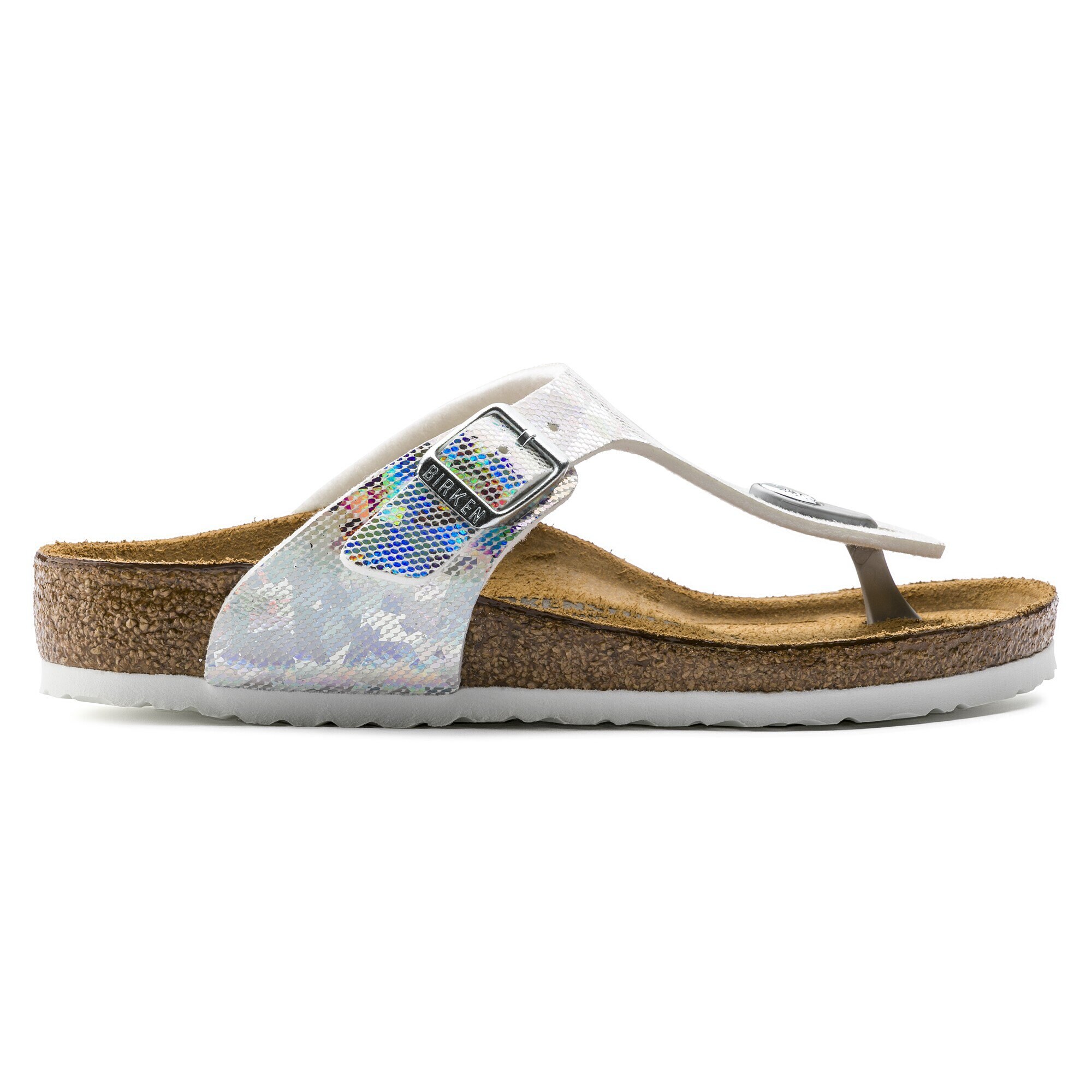 Birkenstock hologram silver deals