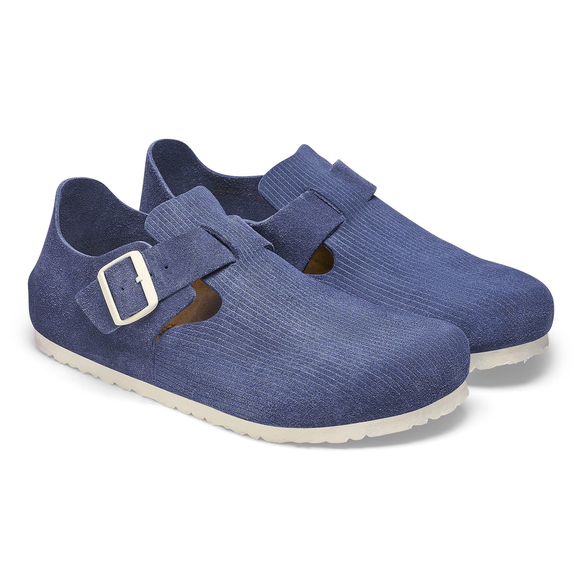 London Suede Leather Corduroy Indigo | BIRKENSTOCK