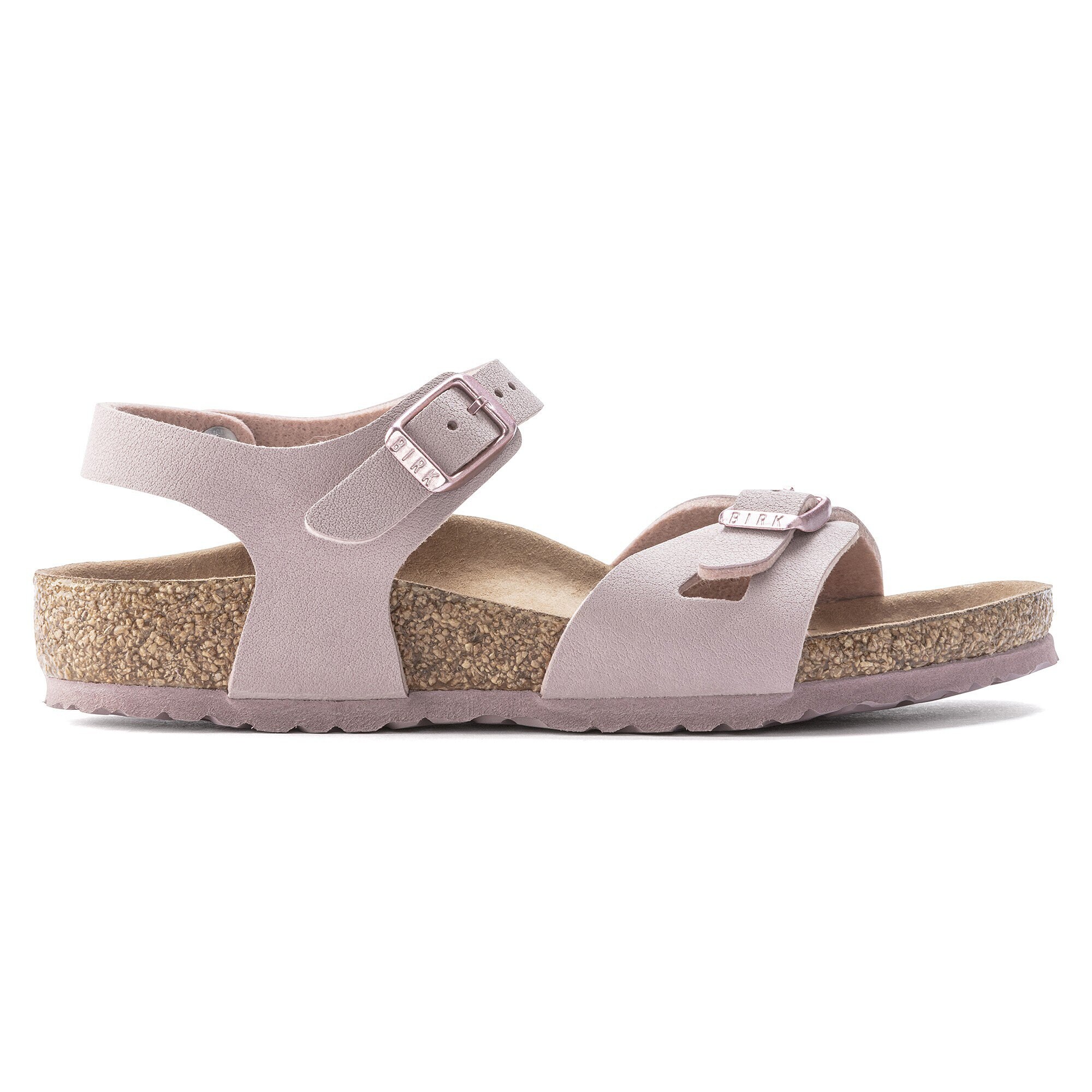 Manhattan Manie Telemacos Rio Kids Birko-Flor Nubuck Lavender Blush | BIRKENSTOCK