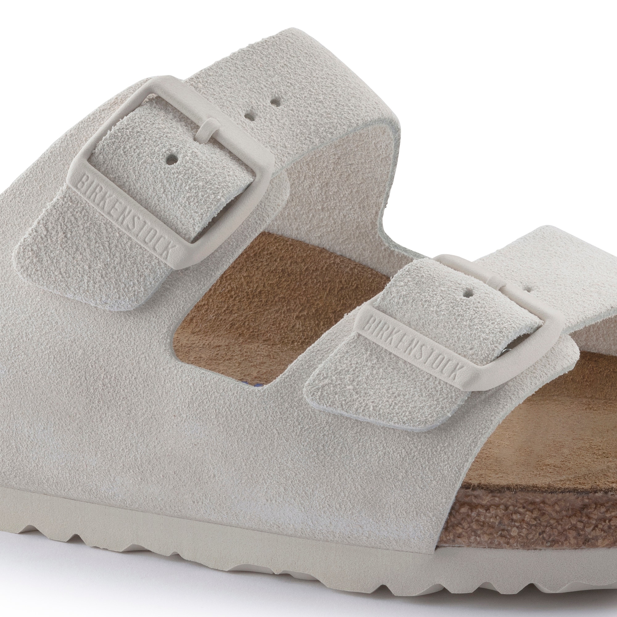 Arizona Soft Footbed Leather Antique White | BIRKENSTOCK