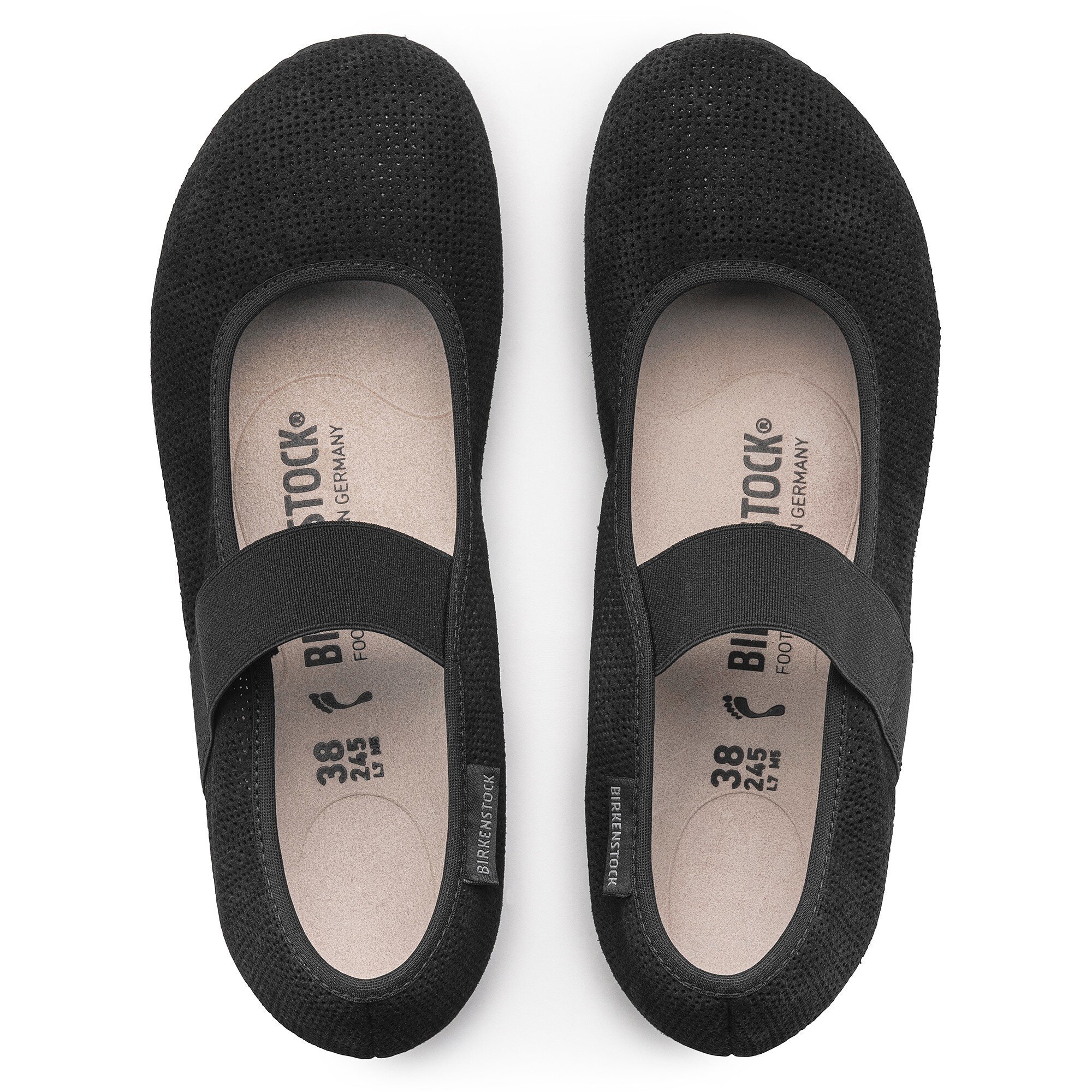 Embossed Leather Black BIRKENSTOCK