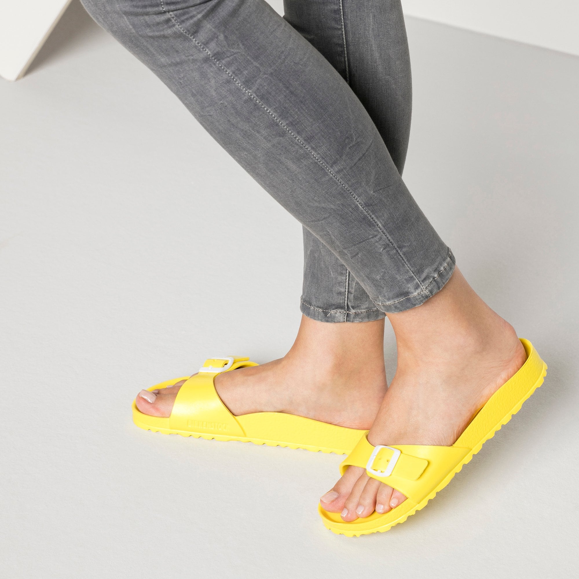 yellow eva birkenstocks