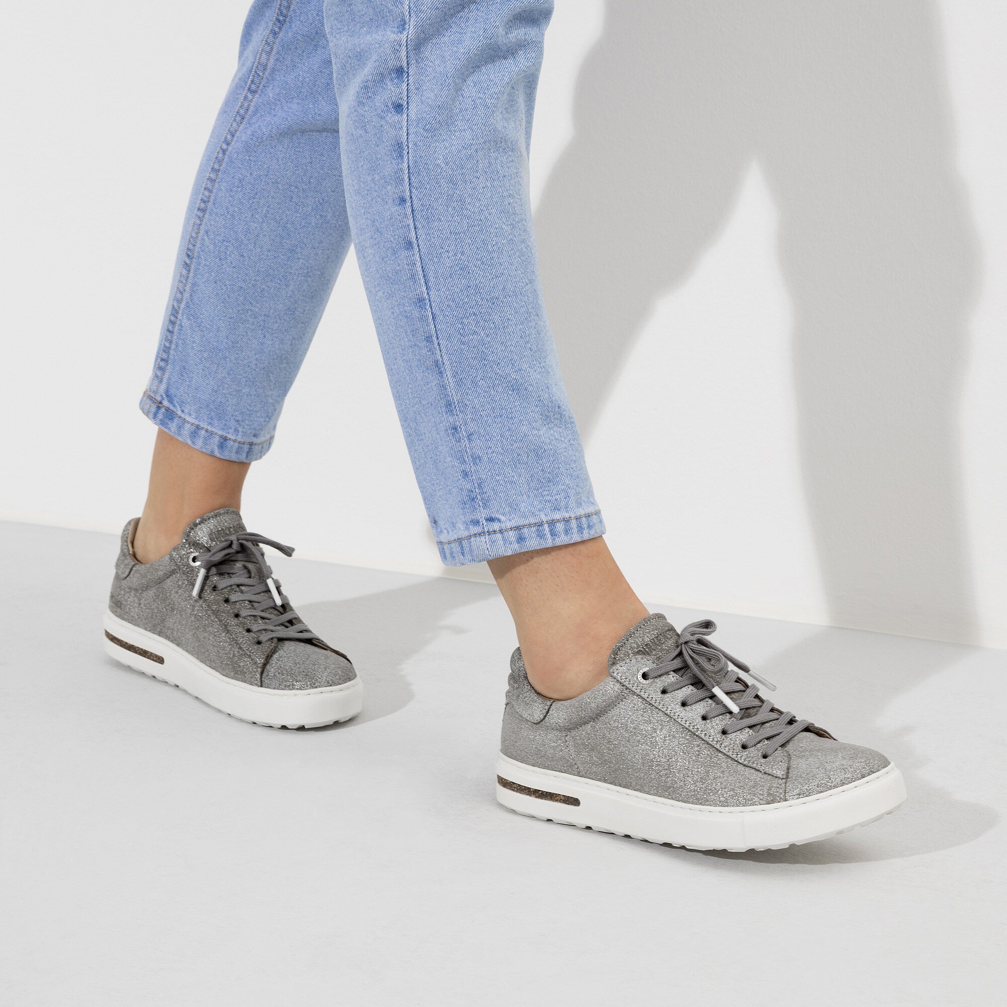 birkenstock bend silver